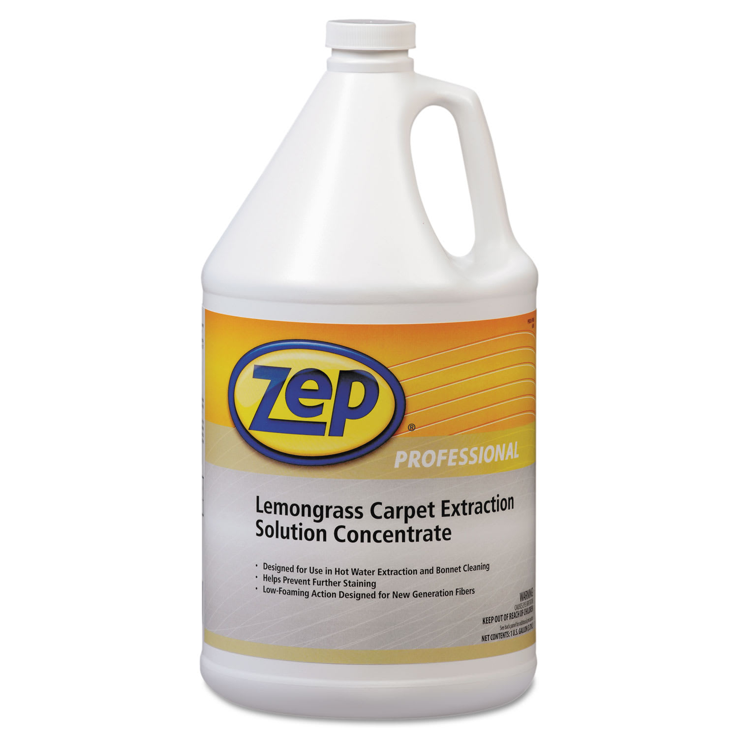 Zep Professional Carpet Extraction Cleaner, Lemongrass, 1 gal Bottle, 4/Carton - Image 4