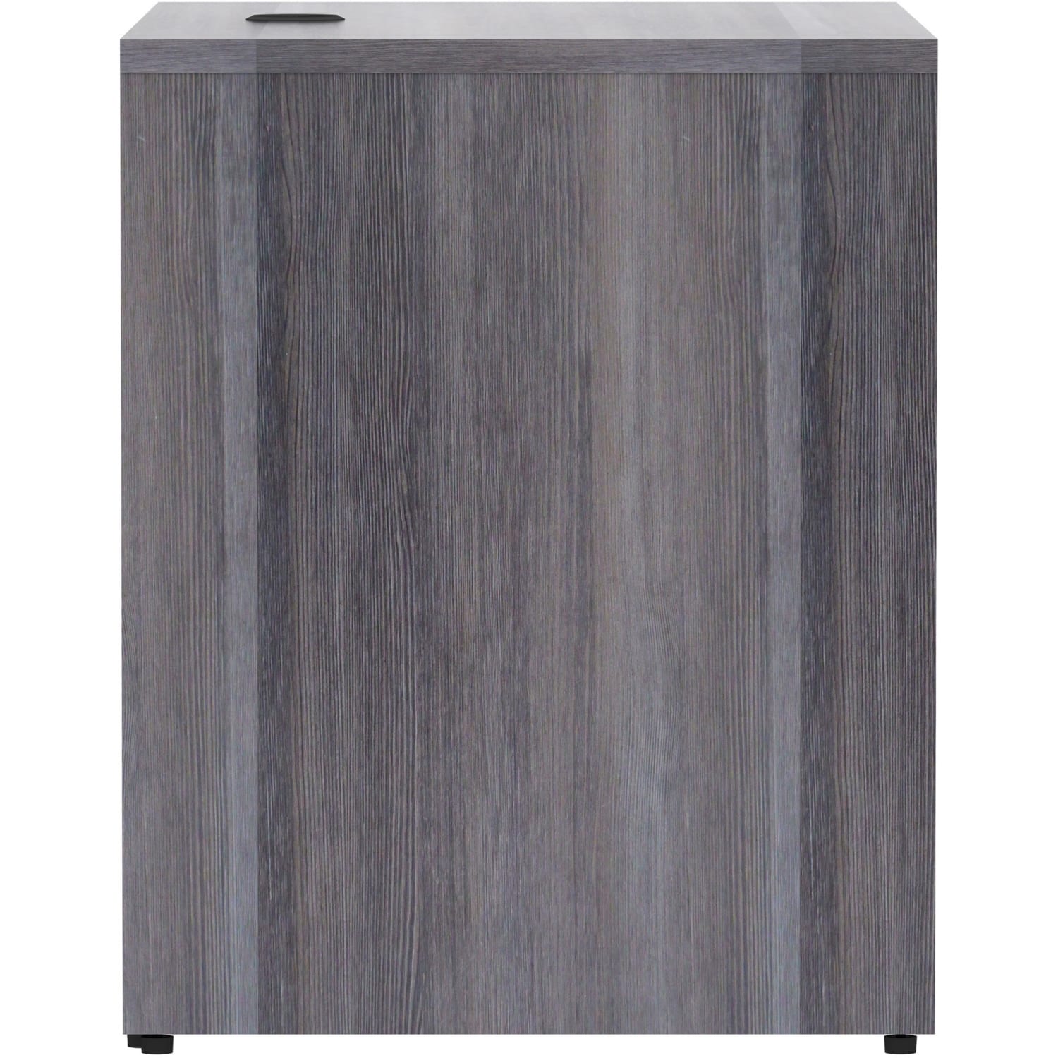 Lorell Essentials 35inW Desk Return Shell, Weathered Charcoal - Image 4