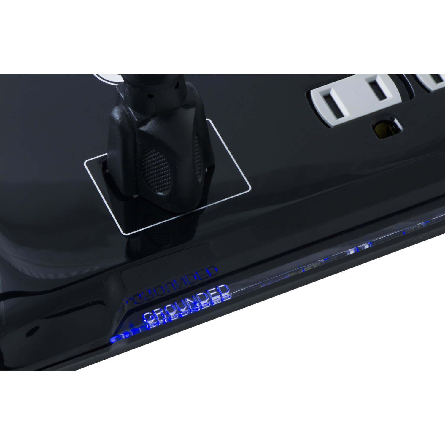 GE UltraPro 12 Outlet Surge Protector with 2 USB Tether, 8 ft Long Cord, 4320 Joules, Outlet Safety Covers, Black, 11824 - Image 5