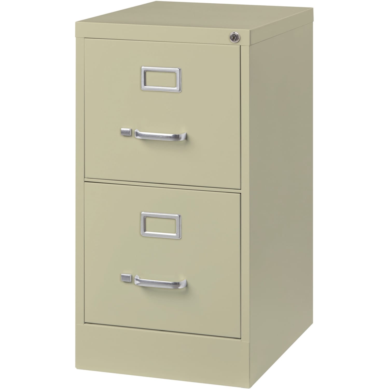 Lorell Fortress 22inD Vertical 2-Drawer Letter-Size File Cabinet, Putty - Image 5