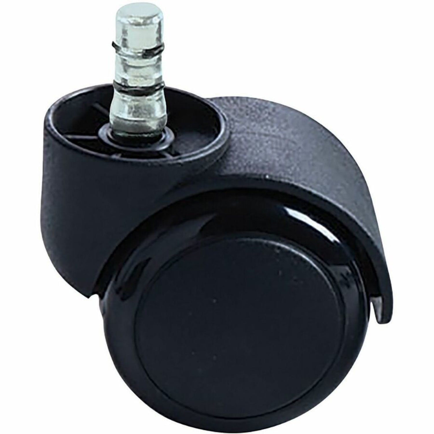 Master Caster Futura Noiseless Chair Mat Casters - 2.19in Diameter - 120 lb Load Capacity - Polyurethane - Matte Black - 5 / Set - Image 3
