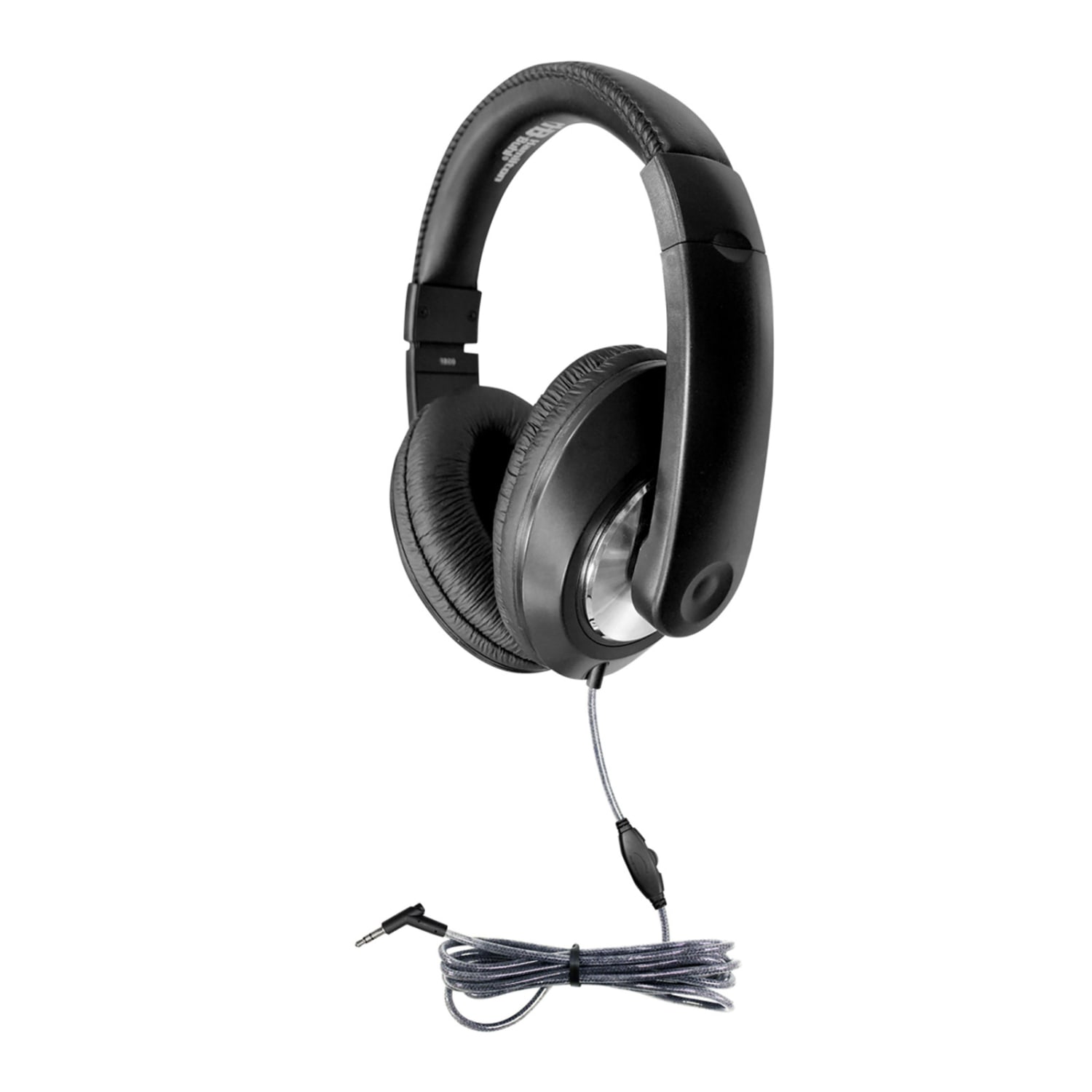 HamiltonBuhl Smart-Trek Deluxe Stereo Headphones With In-Line Volume Control, Black, Pack Of 2 Headphones, HECST1BK-2 - Image 3