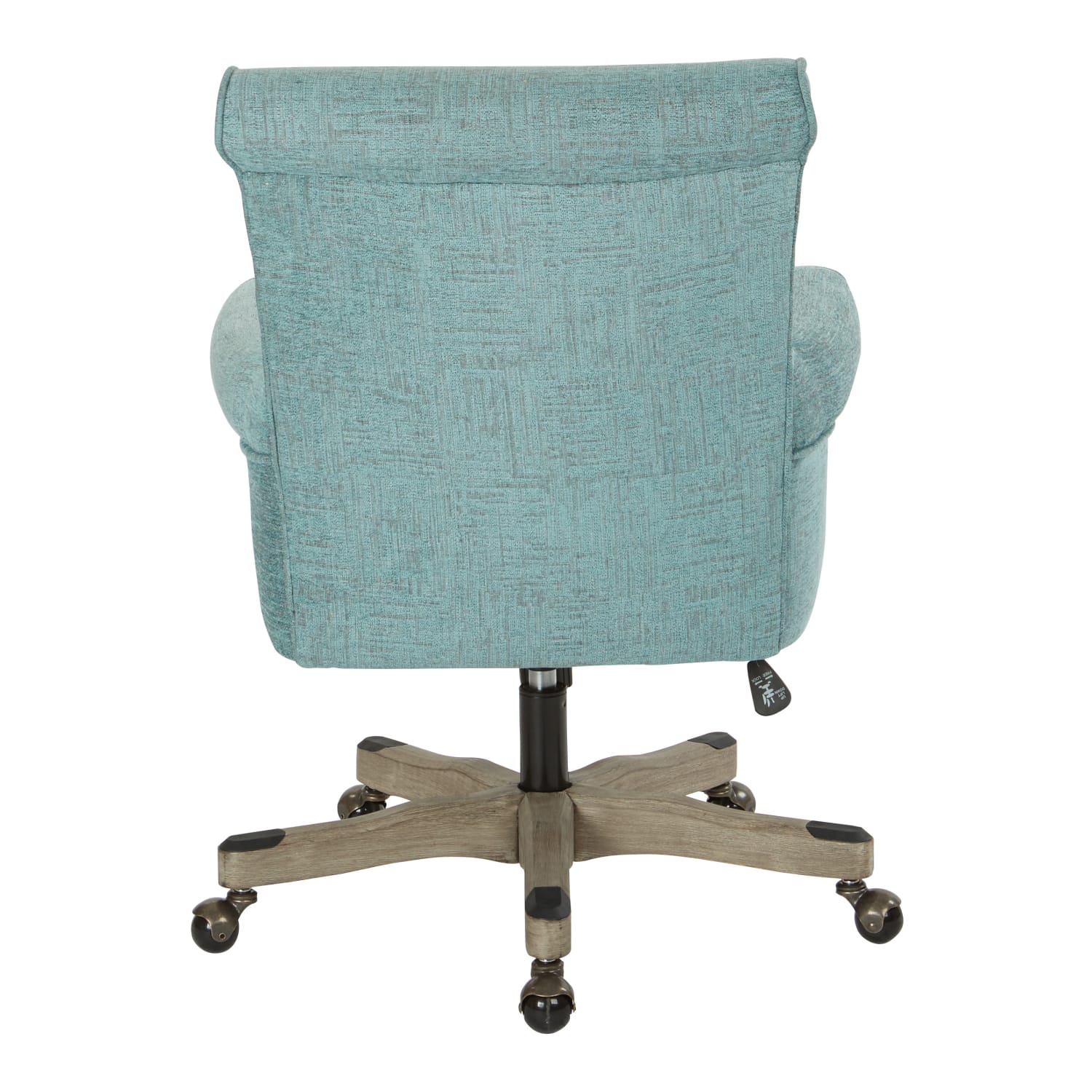 Office Star Megan MetalWood Office Chair Turquoise PopularChairscom