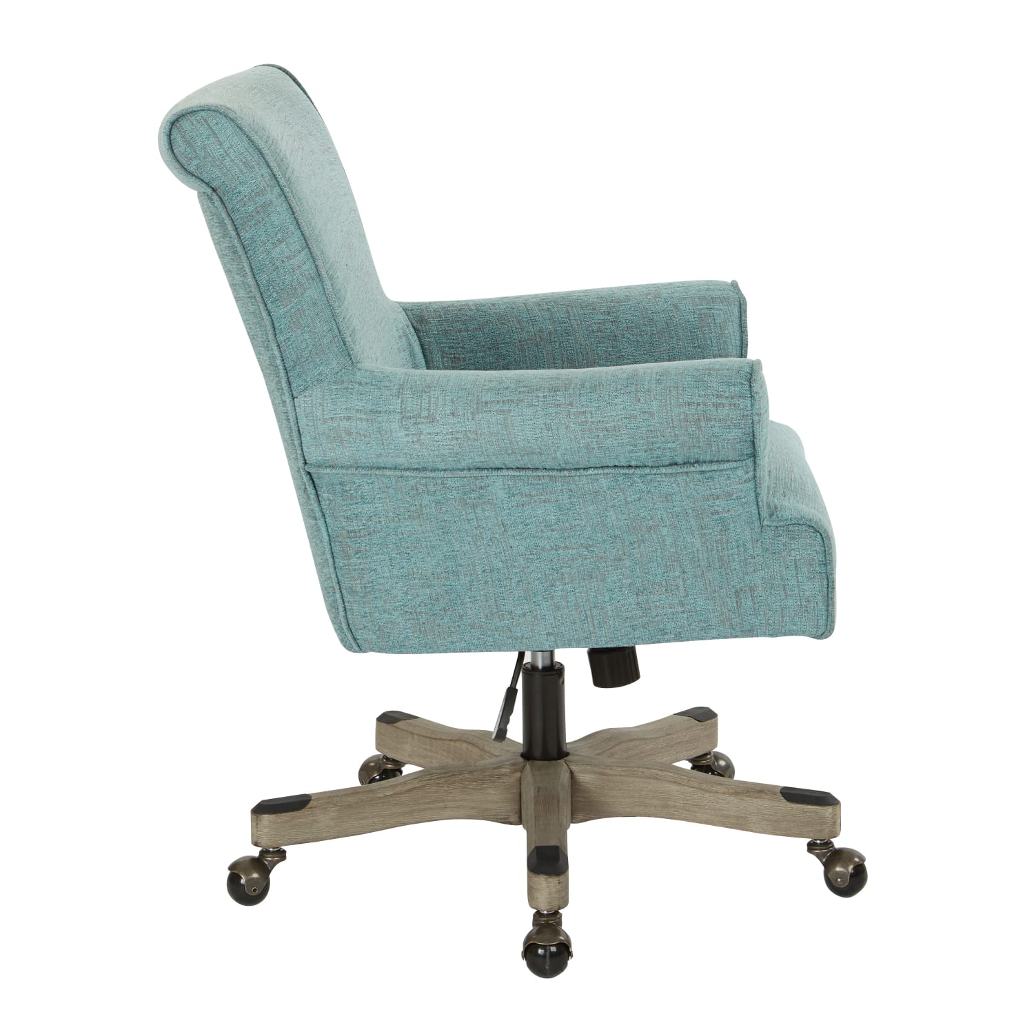Office Star Megan MetalWood Office Chair Turquoise PopularChairscom