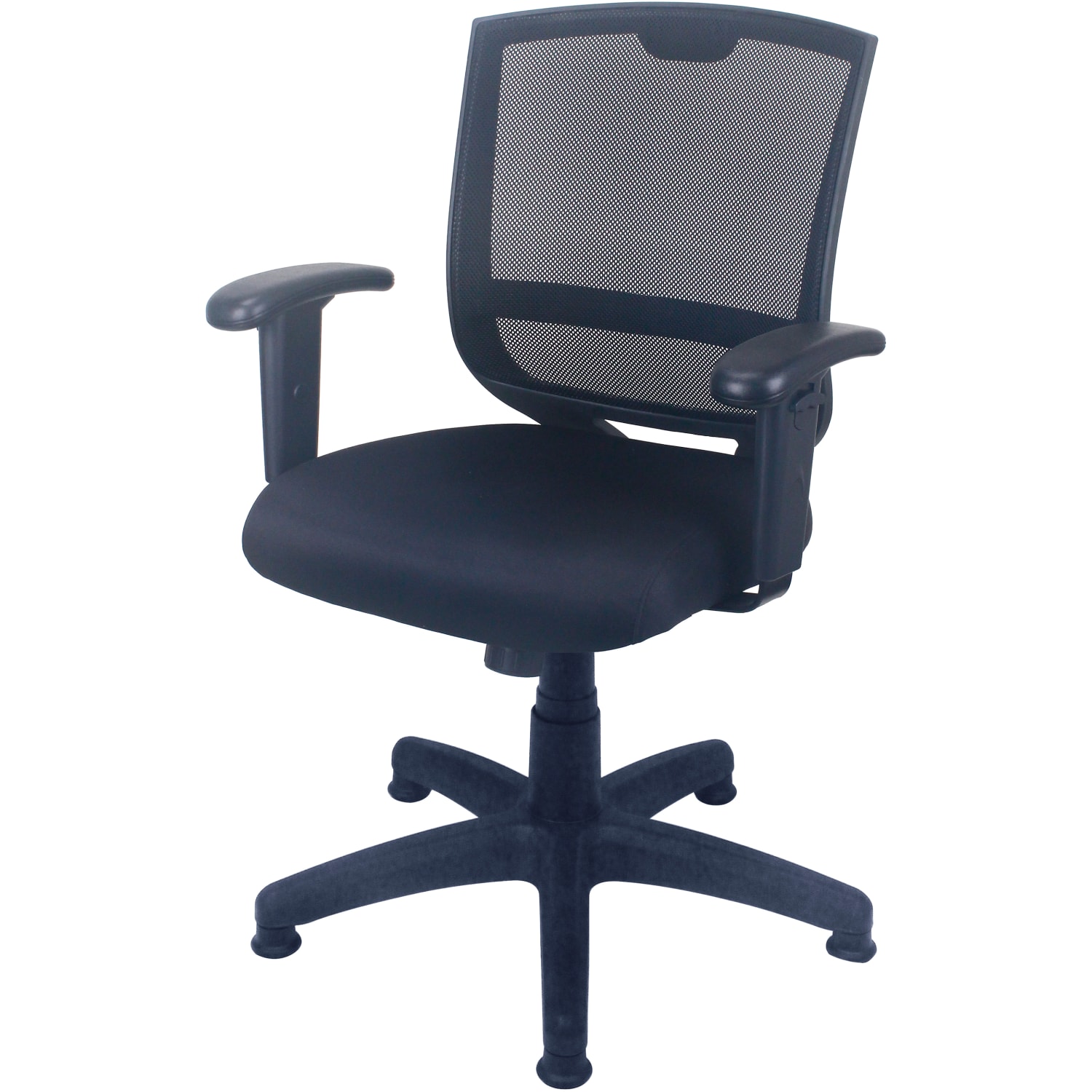 Eurotech Maze Ergonomic Mesh/Fabric Low-Back Task Chair With Arms, Black - Image 3