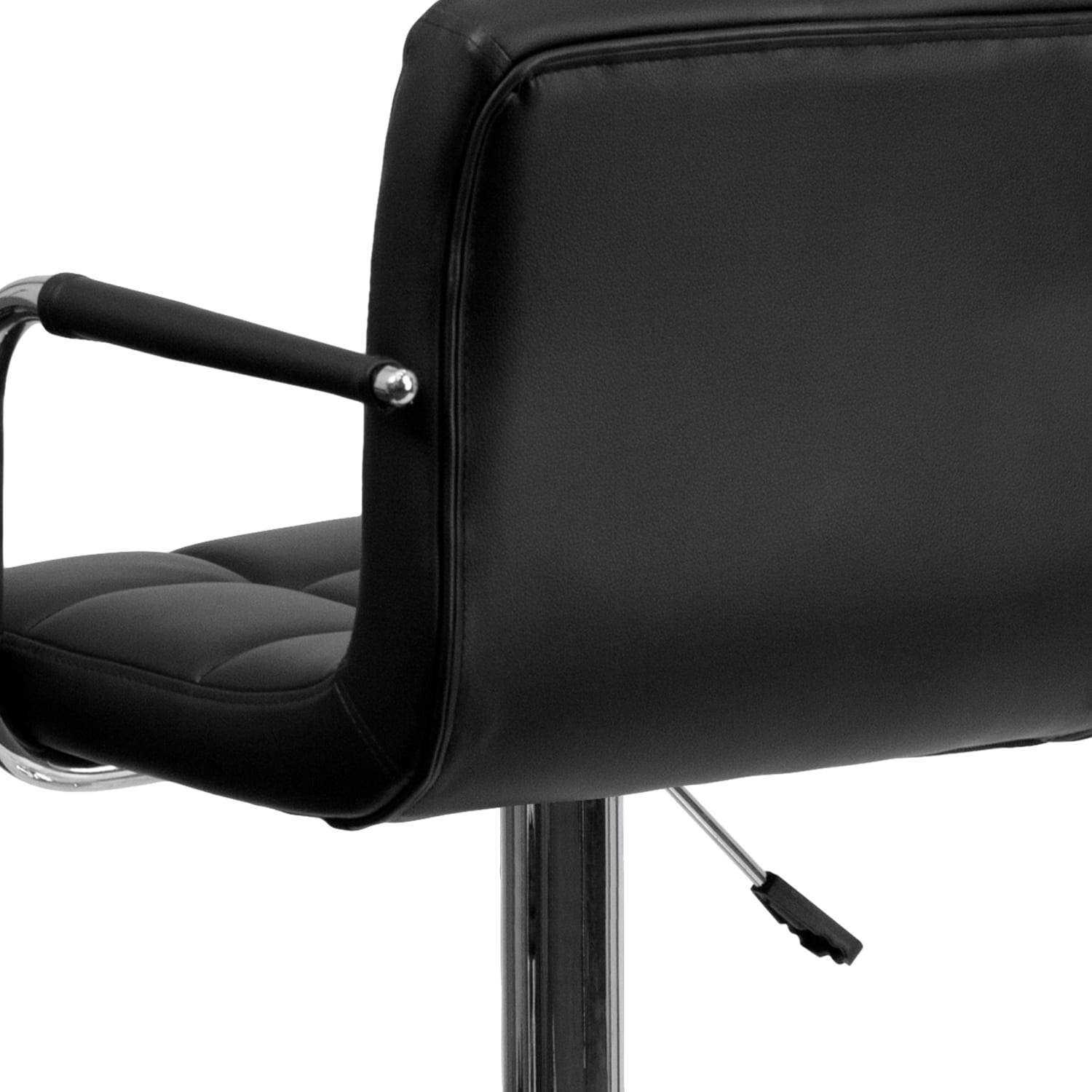 Flash Furniture Contemporary Quilted Vinyl Adjustable Height Bar Stool Black PopularChairscom Flash Furniture Contemporary Quilted Vinyl Adjustable Height Bar Stool Black PopularChairscom