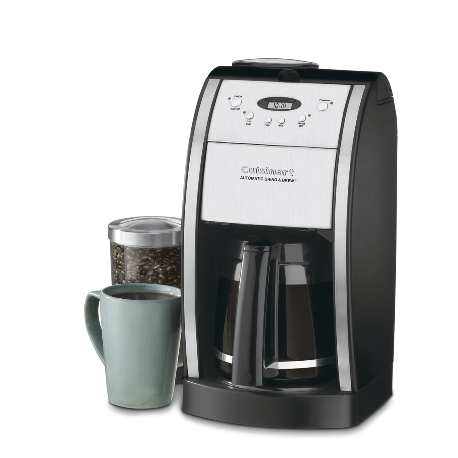 Cuisinart DGB-550BKP1 Grind & Brew 12-Cup Automatic Coffeemaker, Black/Silver - Image 3
