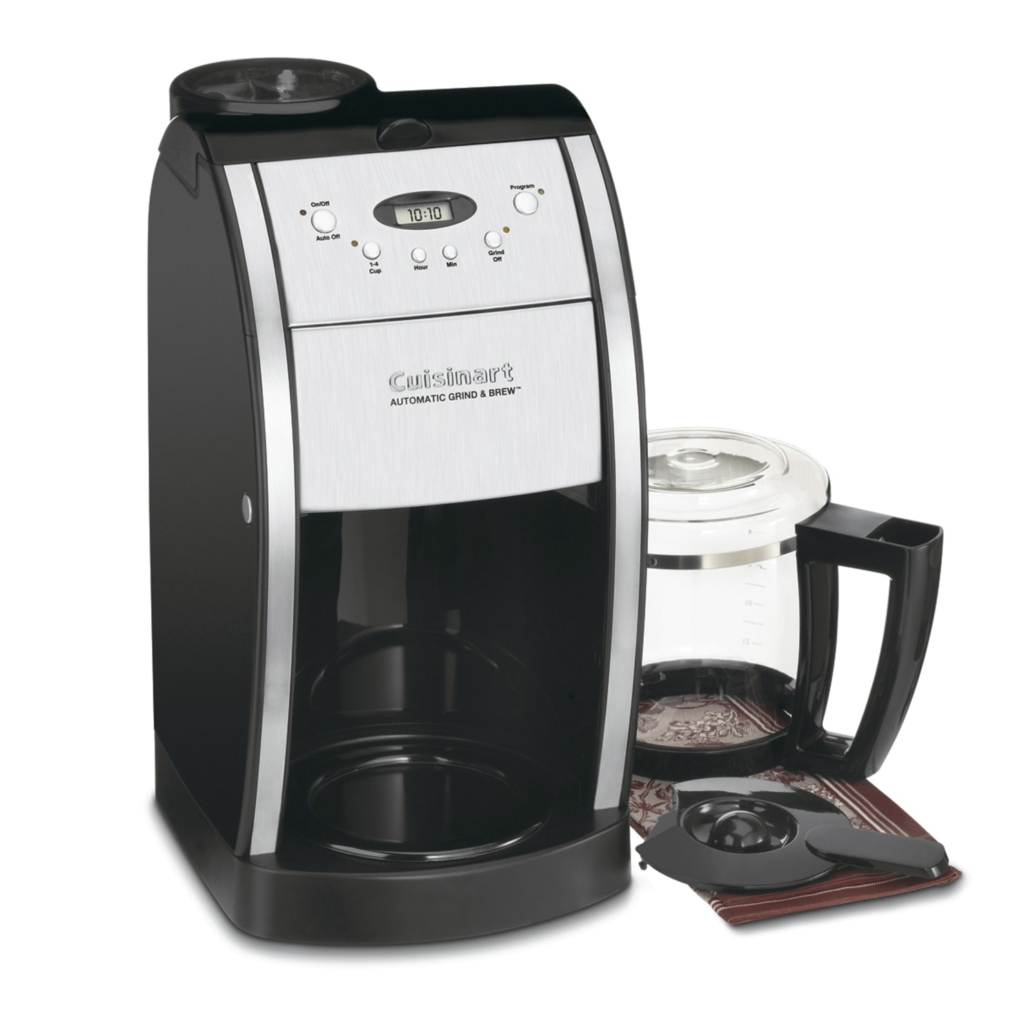 Cuisinart DGB-550BKP1 Grind & Brew 12-Cup Automatic Coffeemaker, Black/Silver - Image 4