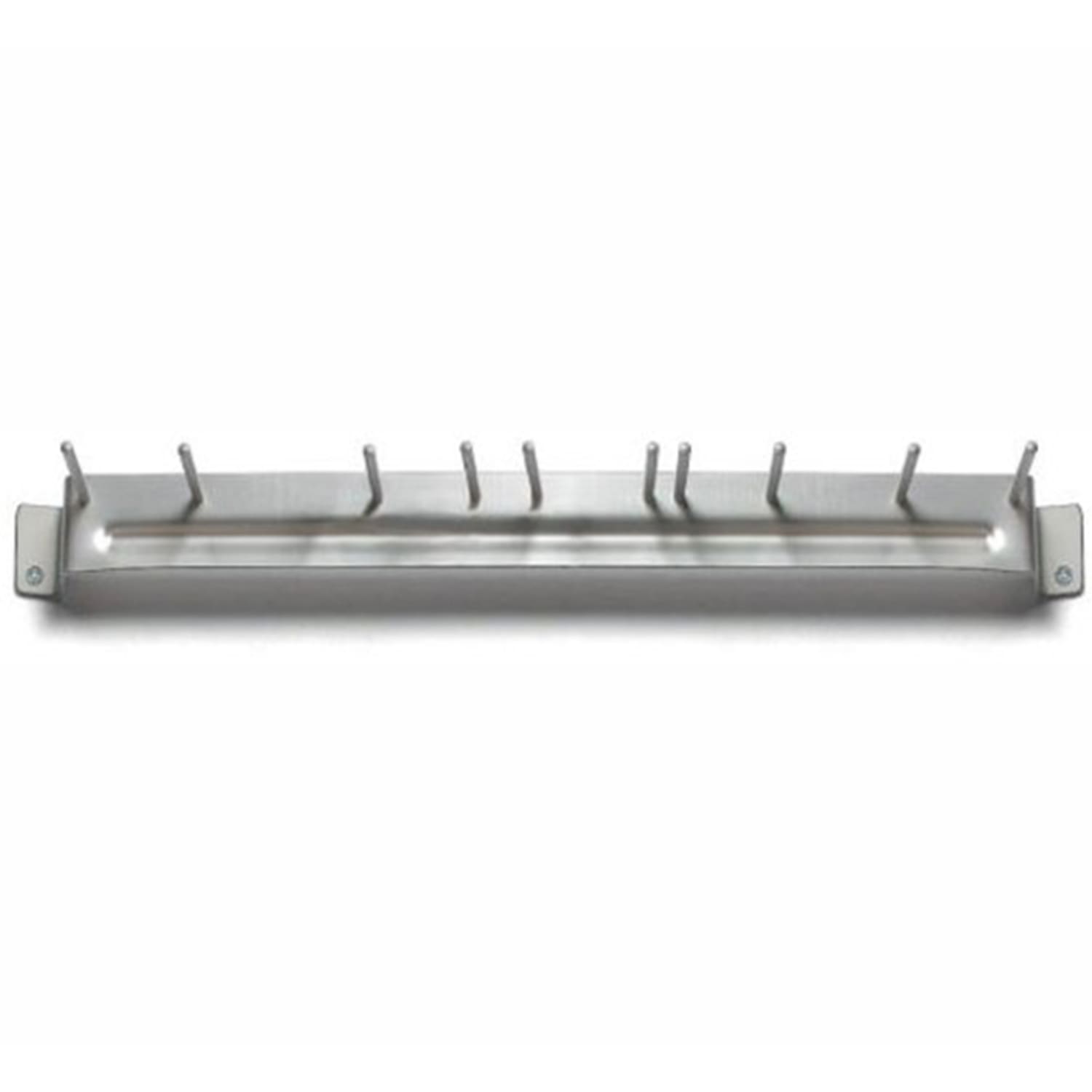 Carlisle Aluminum Broom/Brush Holder, 17in, Silver
