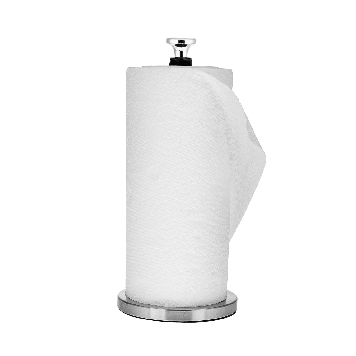 Alpine Paper Towel Holders, Silver Crown, 14in x 6-3/4in x 6-3/4in, Black/Silver, Pack Of 3 Holders - Image 4