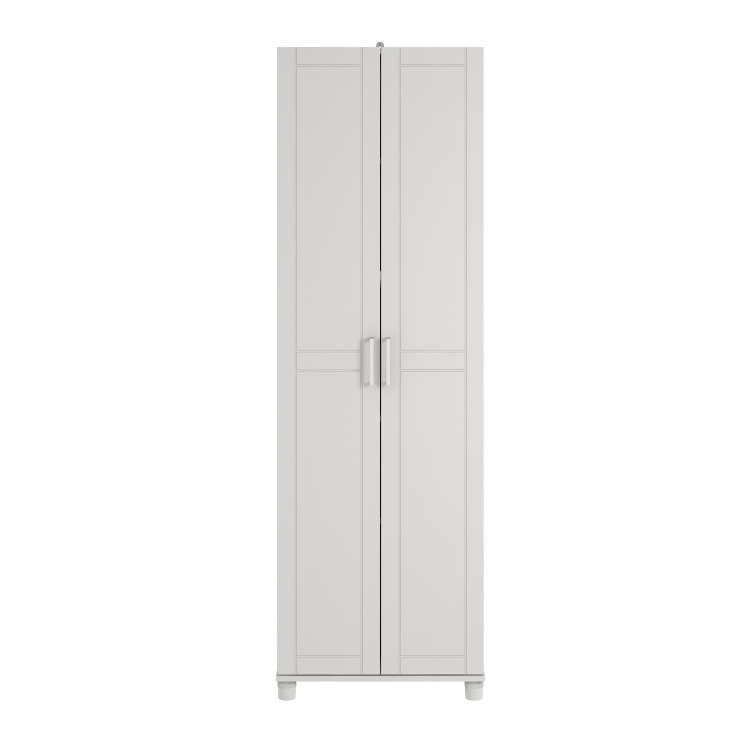 Ameriwood Home Callahan 24in Utility Storage Cabinet, 5 Shelves, White - Image 3