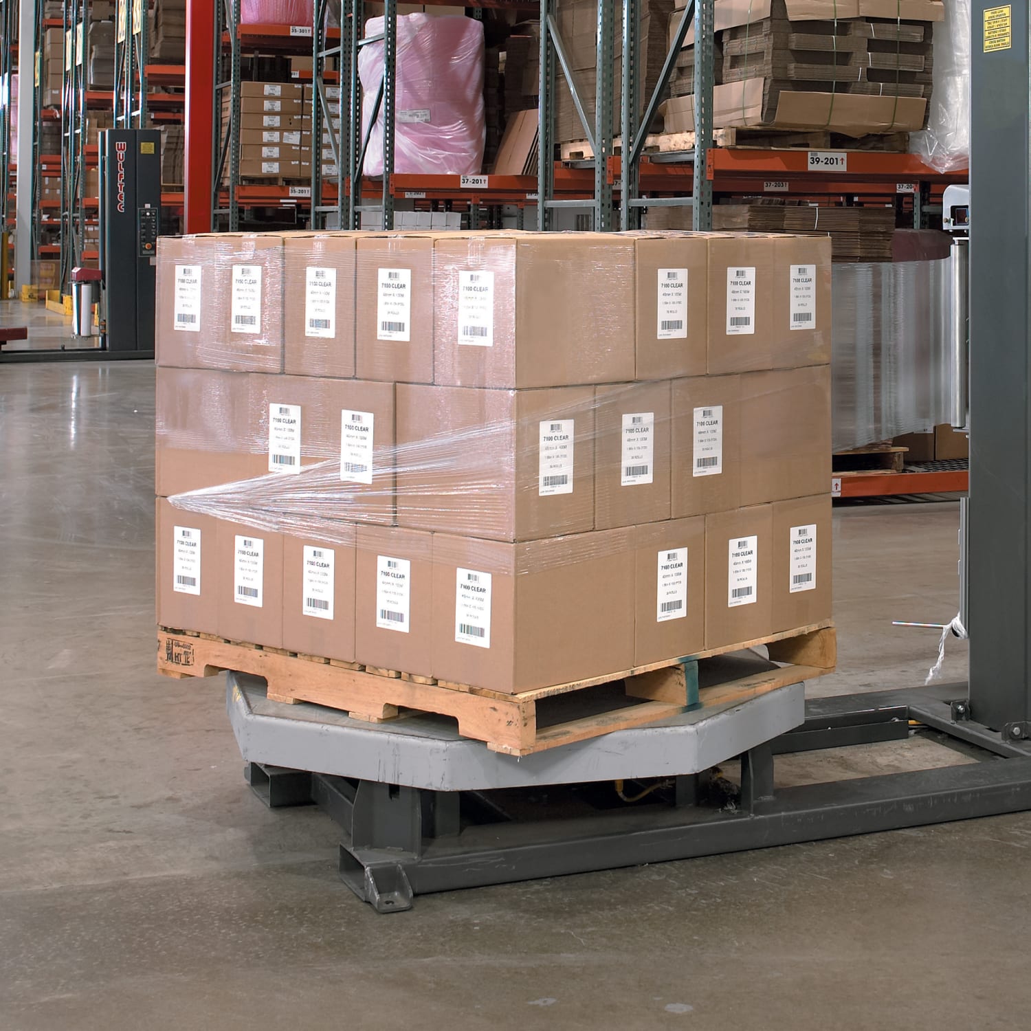 Partners Brand Cast Machine Stretch Film, 80 Gauge, 30in x 5000ft Roll - Image 3