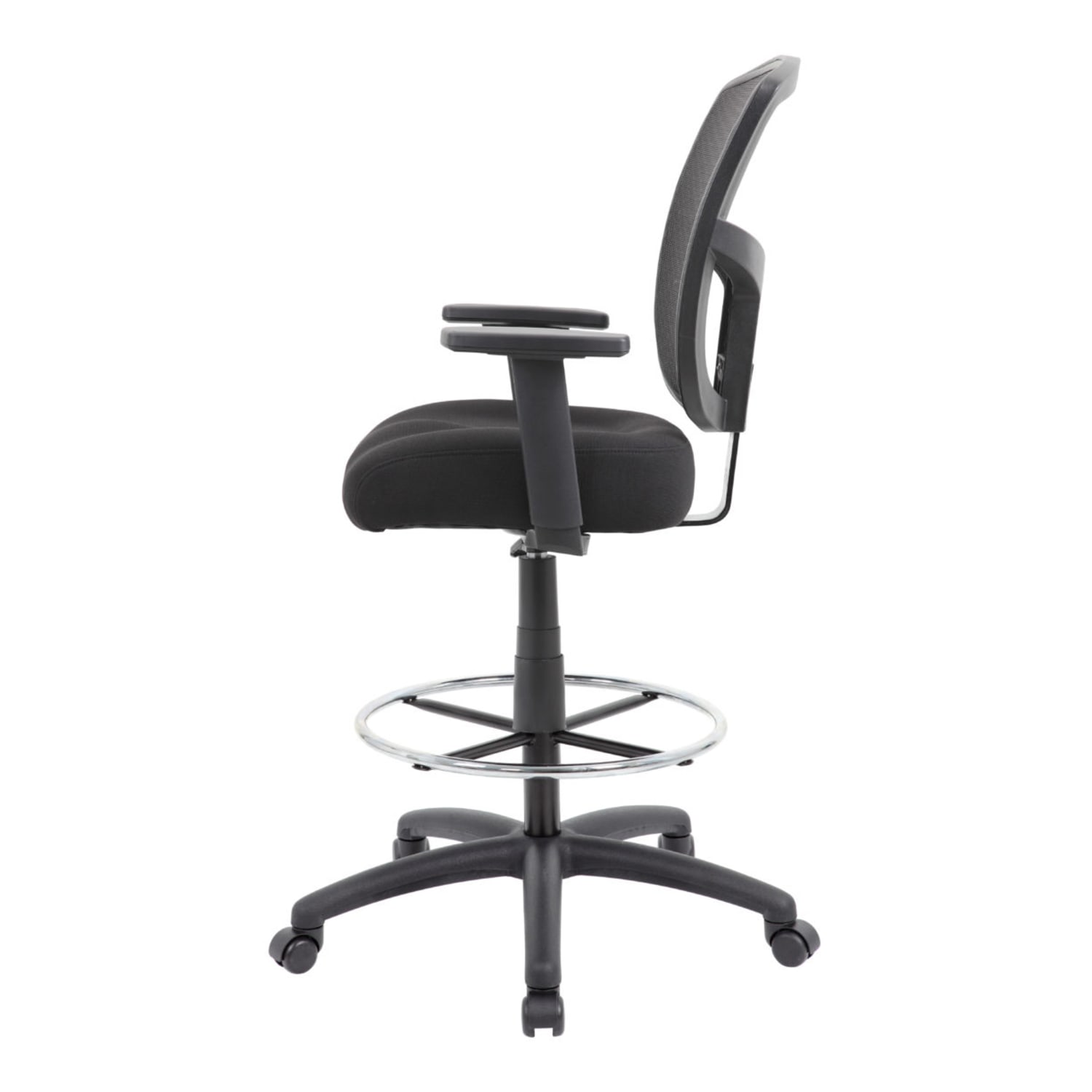 Boss Office Products Contract Mesh Drafting Stool Antimicrobial Black PopularChairscom Boss Office Products Contract Mesh Drafting Stool Antimicrobial Black PopularChairscom