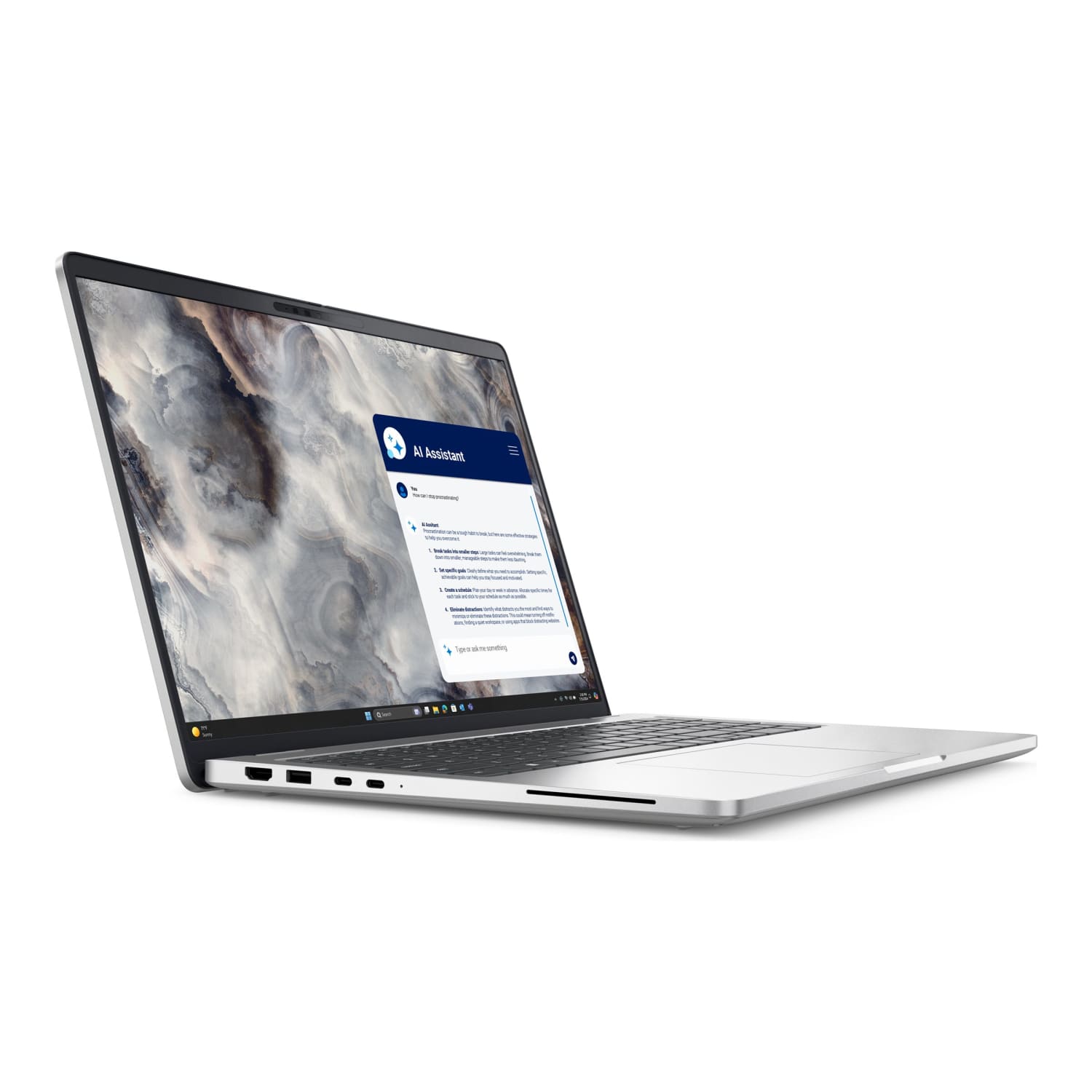 Dell Pro 16 Plus PB16250 16in Notebook, 60Hz, Intel Core Ultra 7 265U, vPro Technology, 16GB, 512GB SSD, Silver, Windows 11 Pro - Image 3