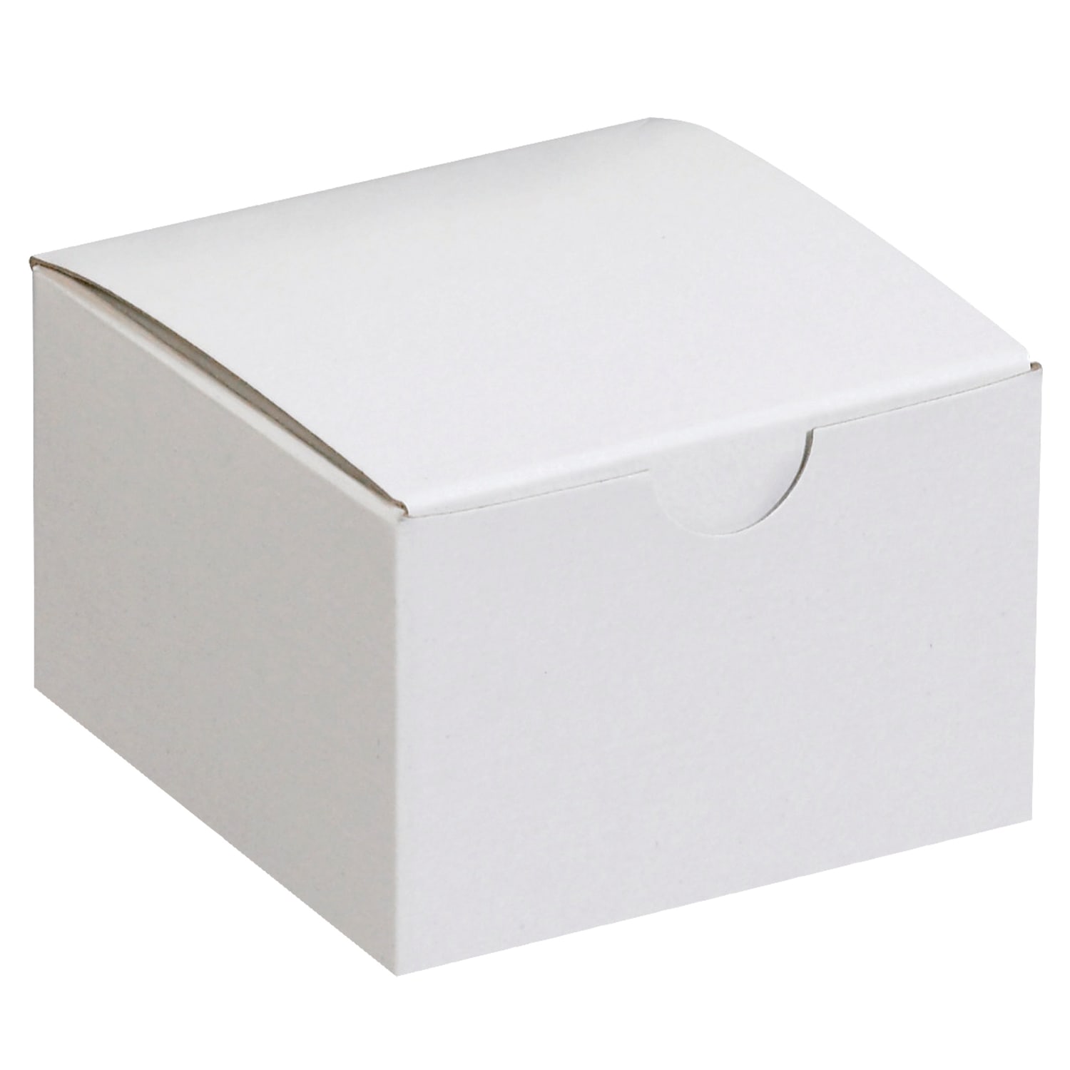 Office Depot Brand Gift Boxes, 3inL x 3inW x 2inH, 100% Recycled, White, Case Of 100