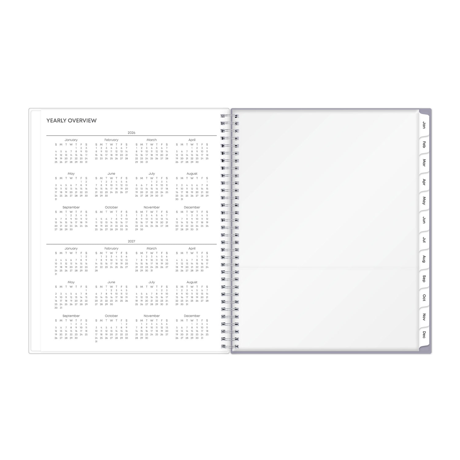 2026 Blue Sky Weekly/Monthly Planner, 8-1/2in x 11in, Laila, January To December, 137273 - Image 5