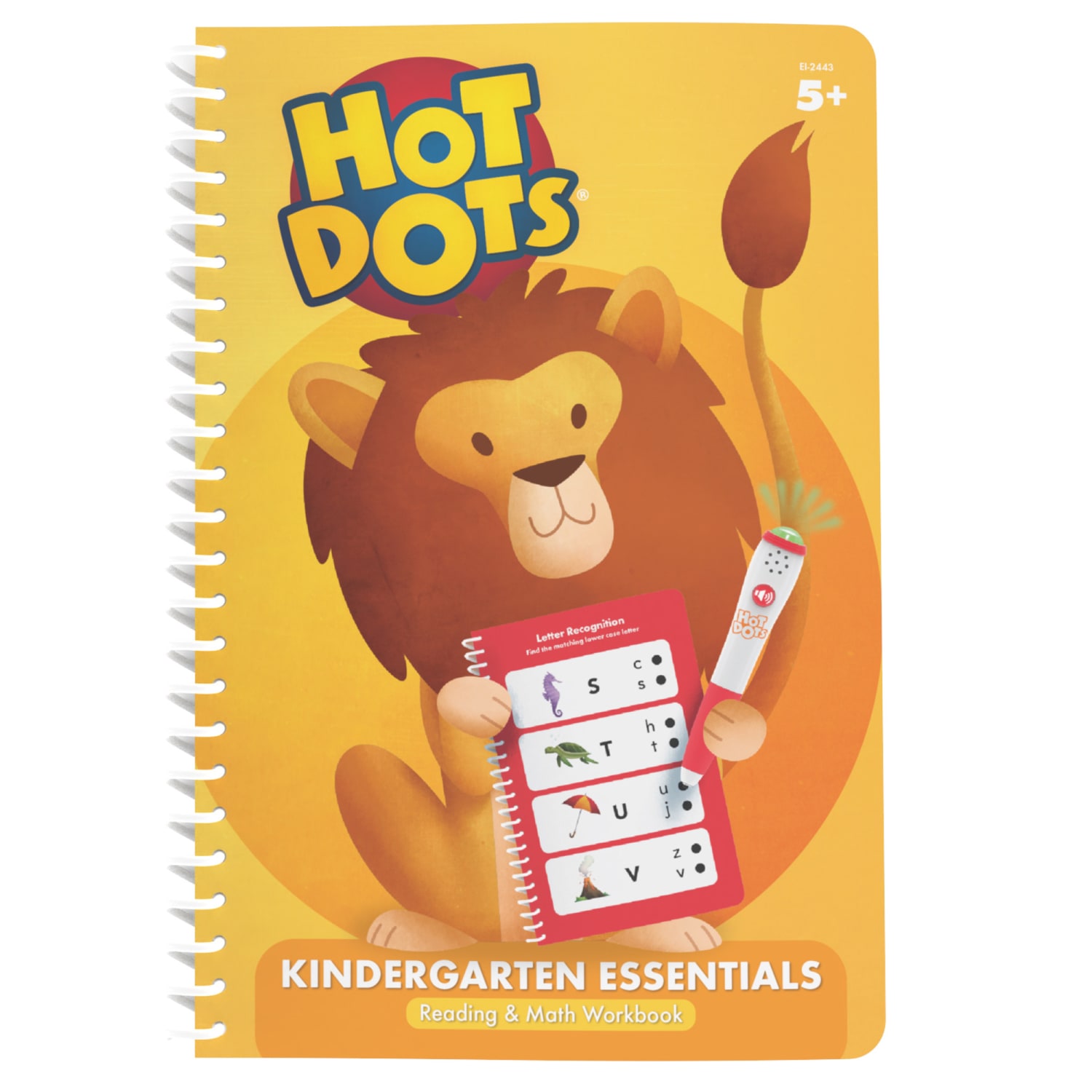 Educational Insights Hot Dots Kindergarten Essentials Reading & Math Workbook - Image 5