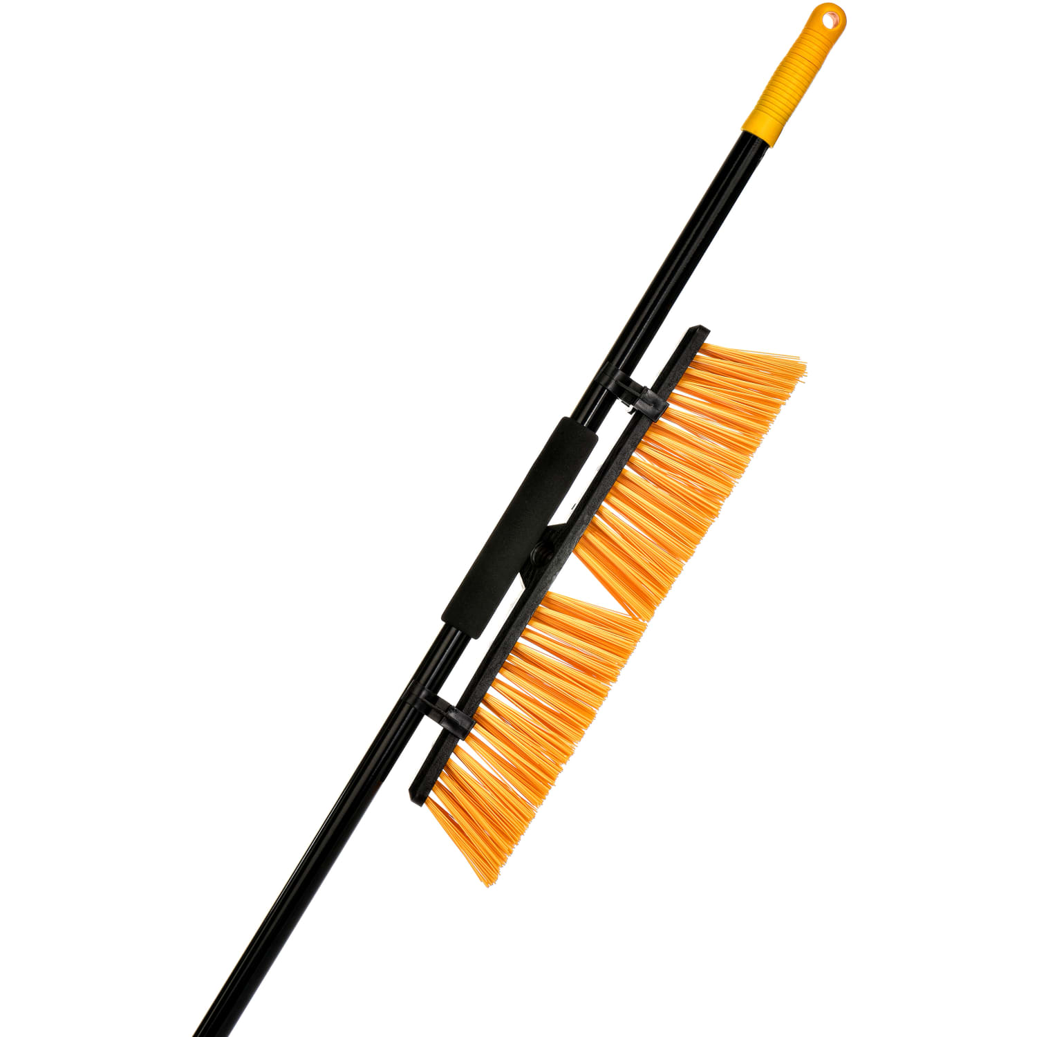 Alpine 18in Rough-Surface Push Brooms, Yellow, Pack Of 3 Brooms - Image 4
