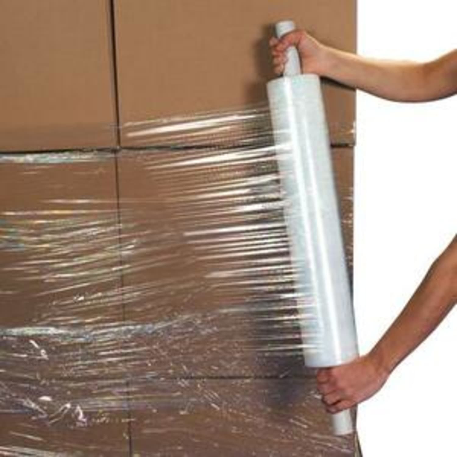 Partners Brand Cast Hand Stretch Film With Extended Cores, 90 Gauge, 30in x 1000ft, Pack Of 4 - Image 3