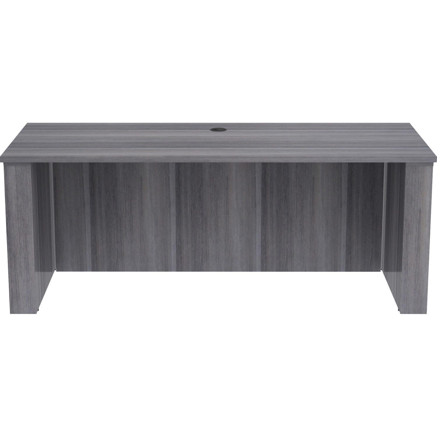 Lorell Essentials Electric 72inW Sit-to-Stand Desk Shell, Weathered Charcoal - Image 3