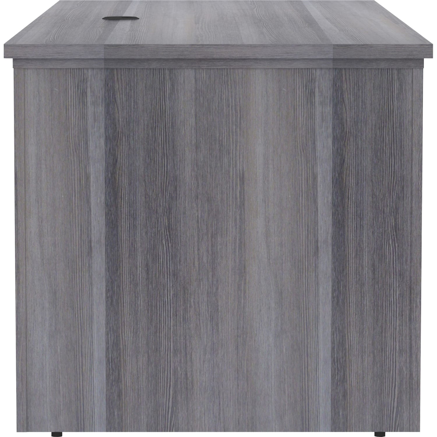 Lorell Essentials Electric 72inW Sit-to-Stand Desk Shell, Weathered Charcoal - Image 4