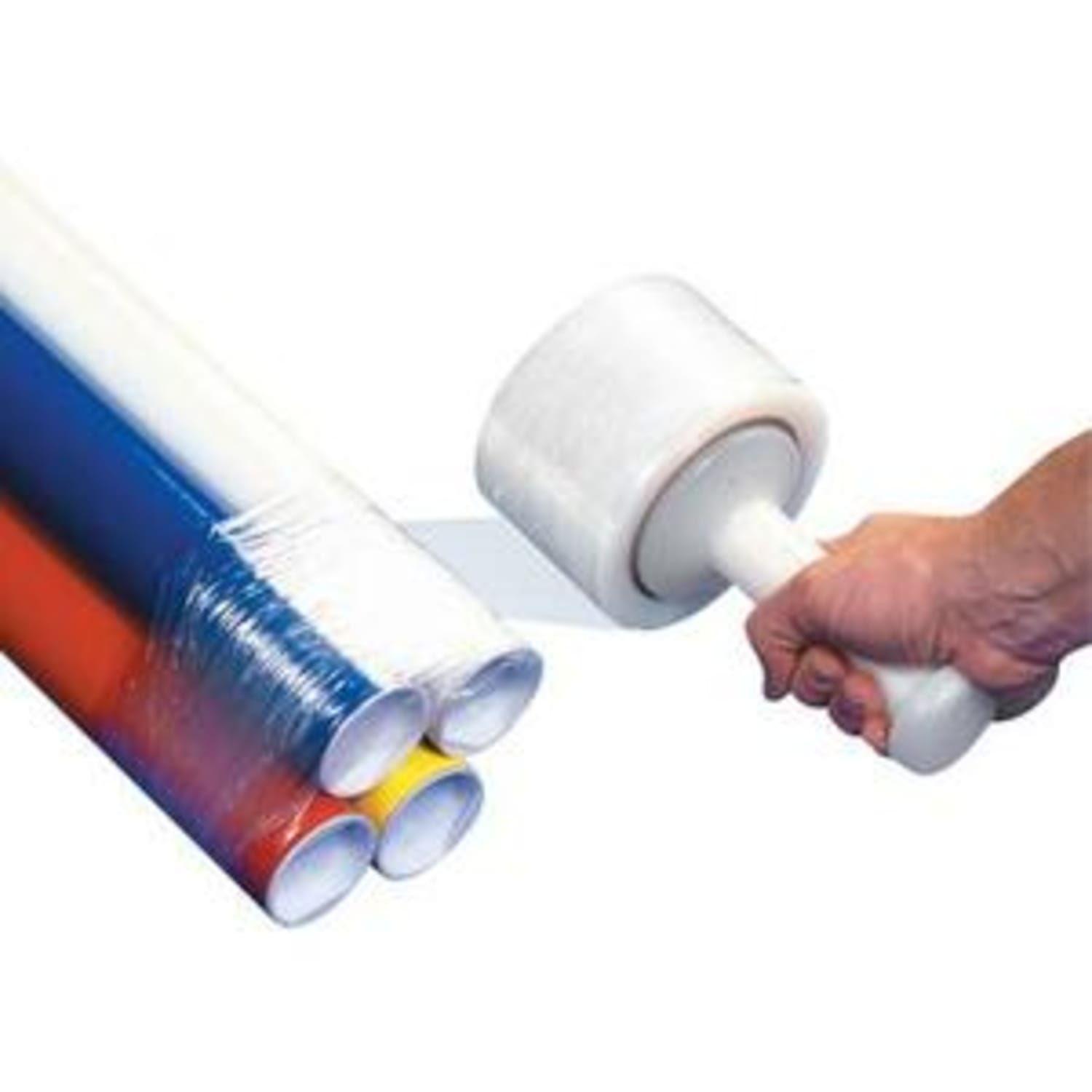 Partners Brand Narrow-Width Bundling Stretch Film With One Handle, 100 Gauge, 3in x 650ft, Case Of 18 - Image 6