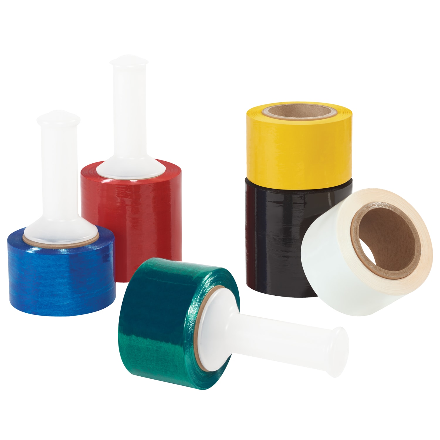 Partners Brand Color Bundling Stretch Film, 80 Gauge, 3in x 1000ft, Blue, Case Of 18 - Image 6