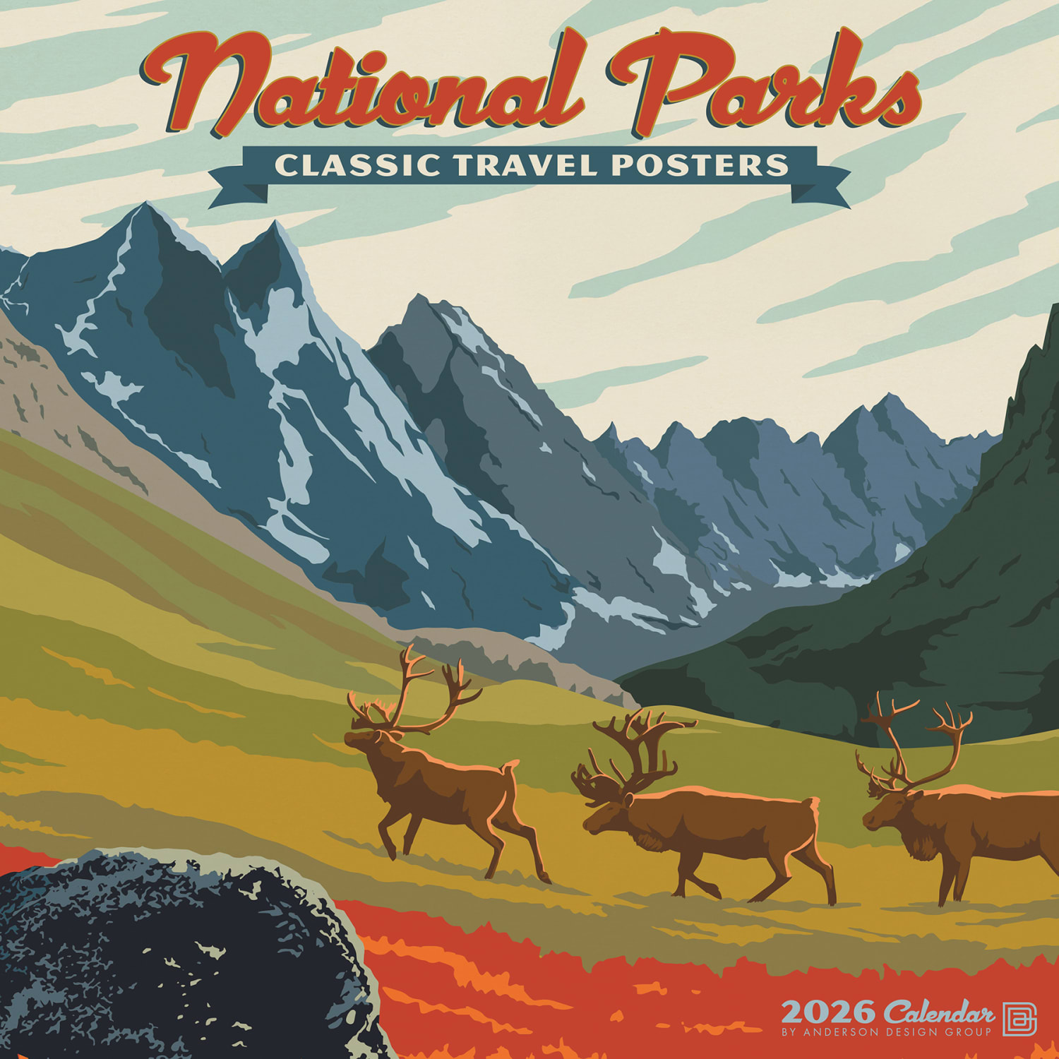 2026 Willow Creek Press Scenic Monthly Wall Calendar, 12in x 12in, National Parks (ADG), January To December, 52136 - Image 3
