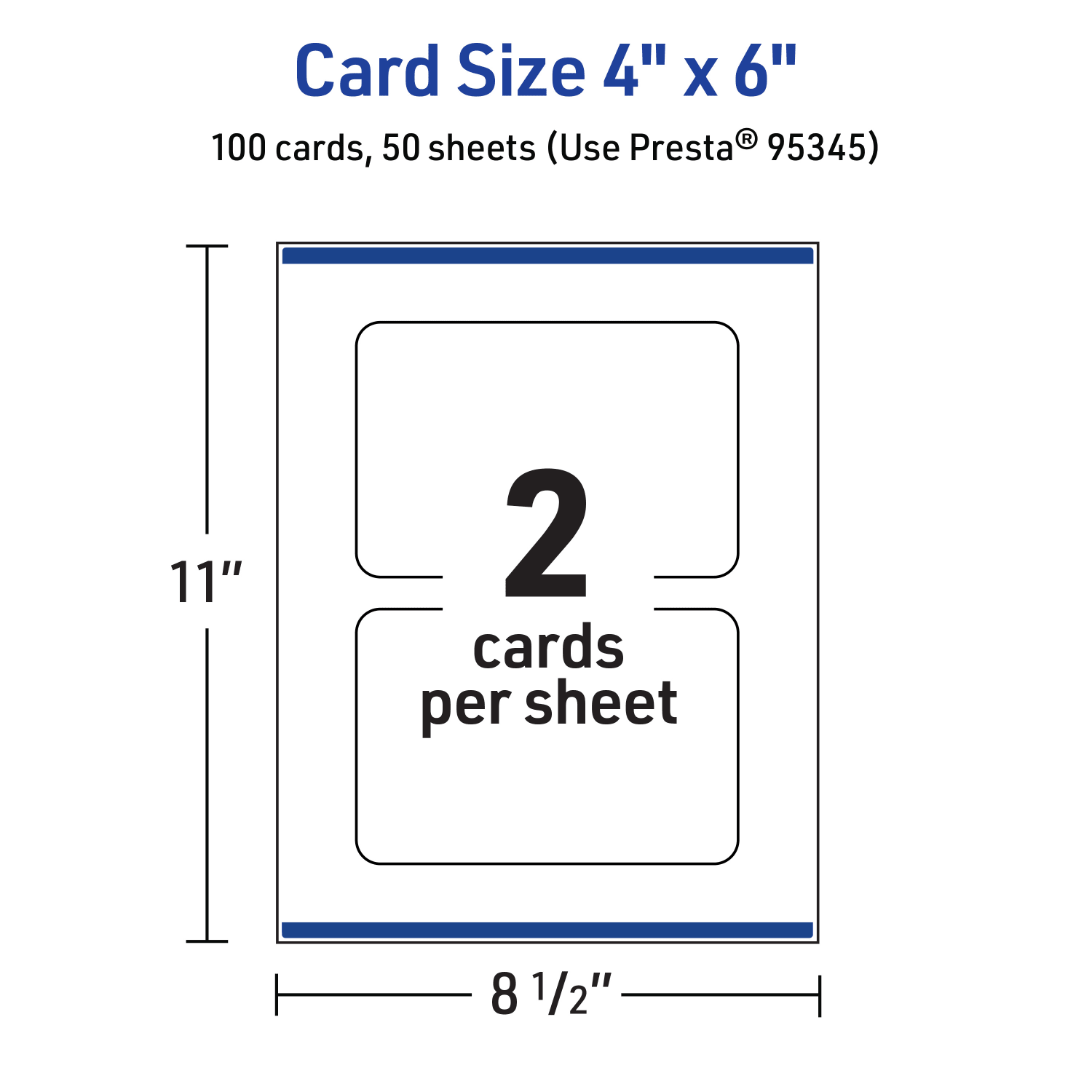 Avery Printable Postcards With Sure Feed Technology, 4in x 6in Rectangle Rounded Corners, Matte White, Pack Of 100 - Image 6