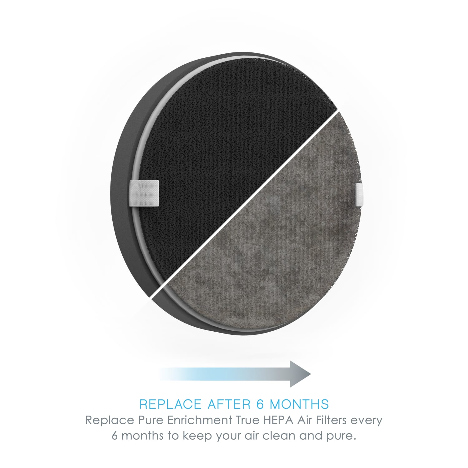 PureZone Halo True HEPA Replacement Air Filter, 1in x 8in - Image 5