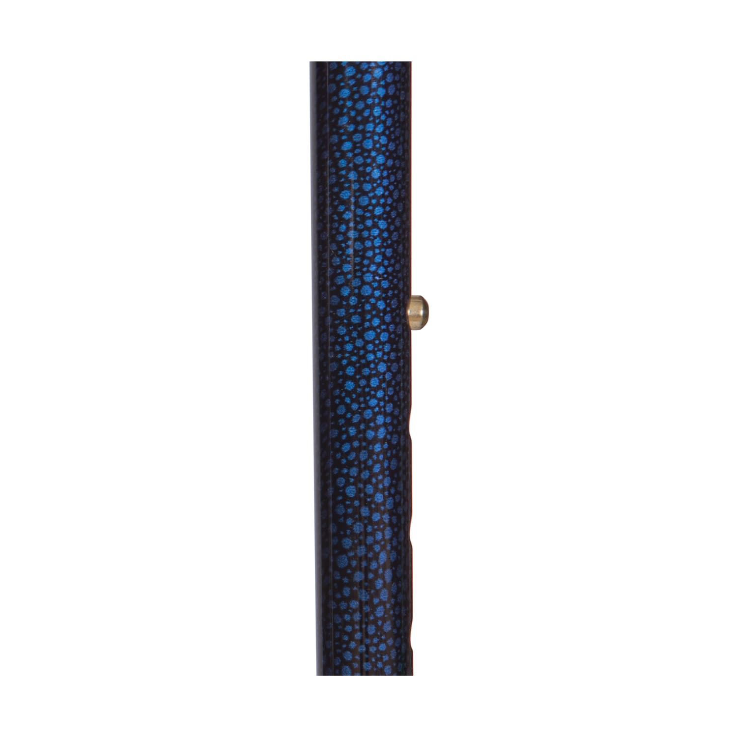 DMI Adjustable Derby Top Aluminum Folding Walking Cane, 40in, Blue Ice - Image 4