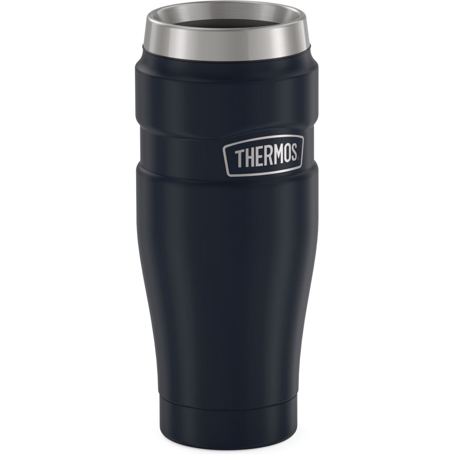 Thermos Stainless King Tumbler 16Oz - Coffee - Dishwasher Safe - 3.3in Diameter - Midnight Blue - Stainless Steel Body - Image 4