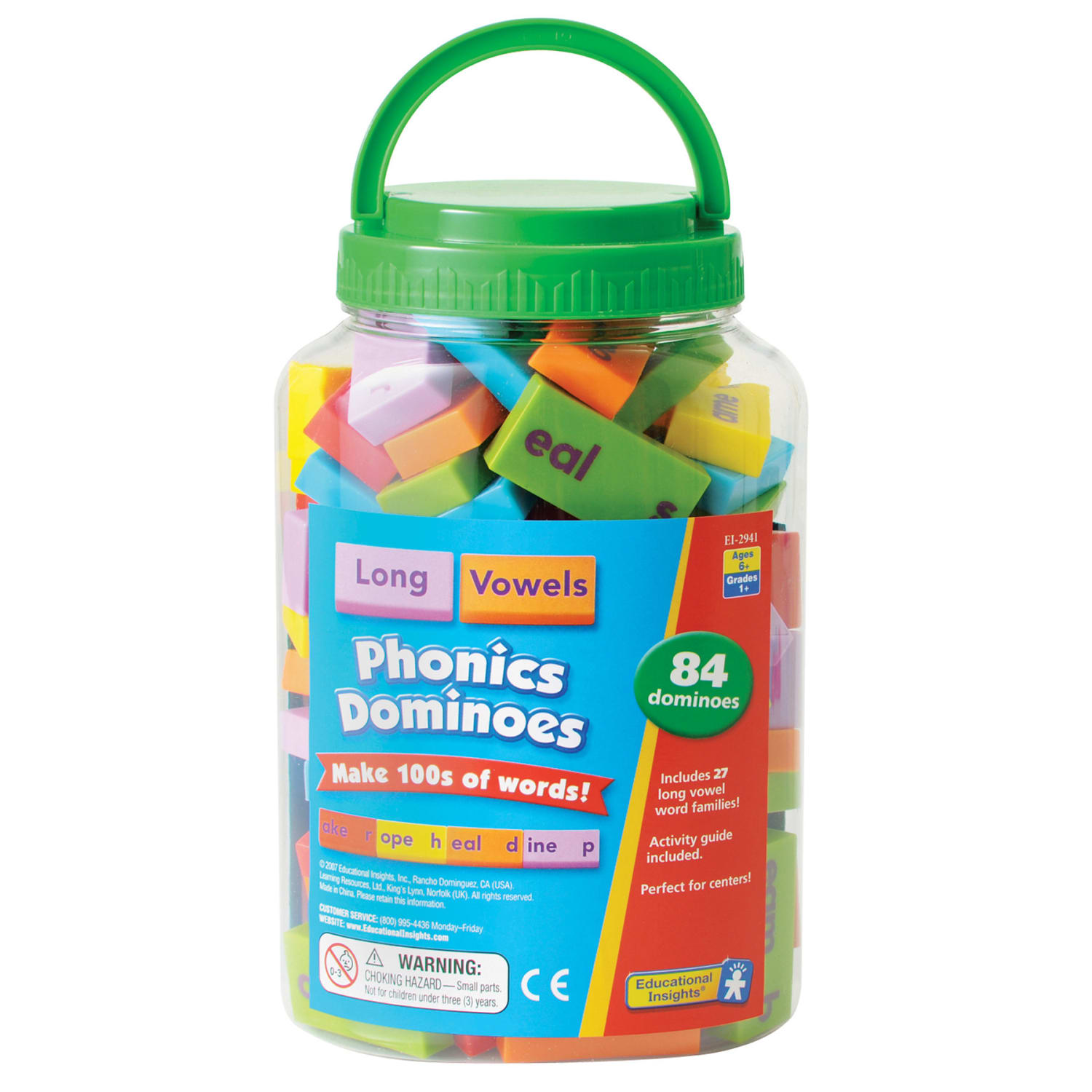 Educational Insights Phonics Dominoes: Long Vowels