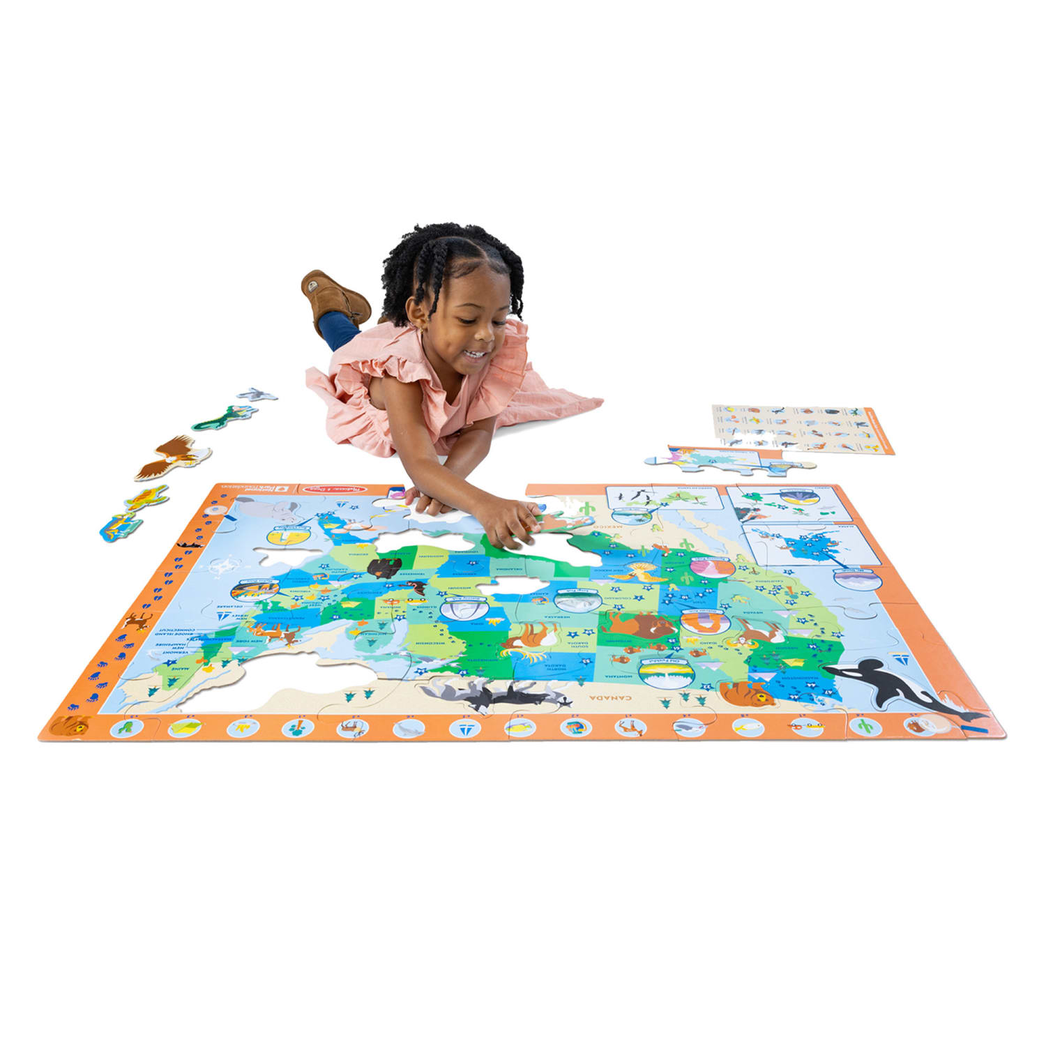 Melissa & Doug National Parks Floor Puzzle U.S.A. Park Map - Image 5