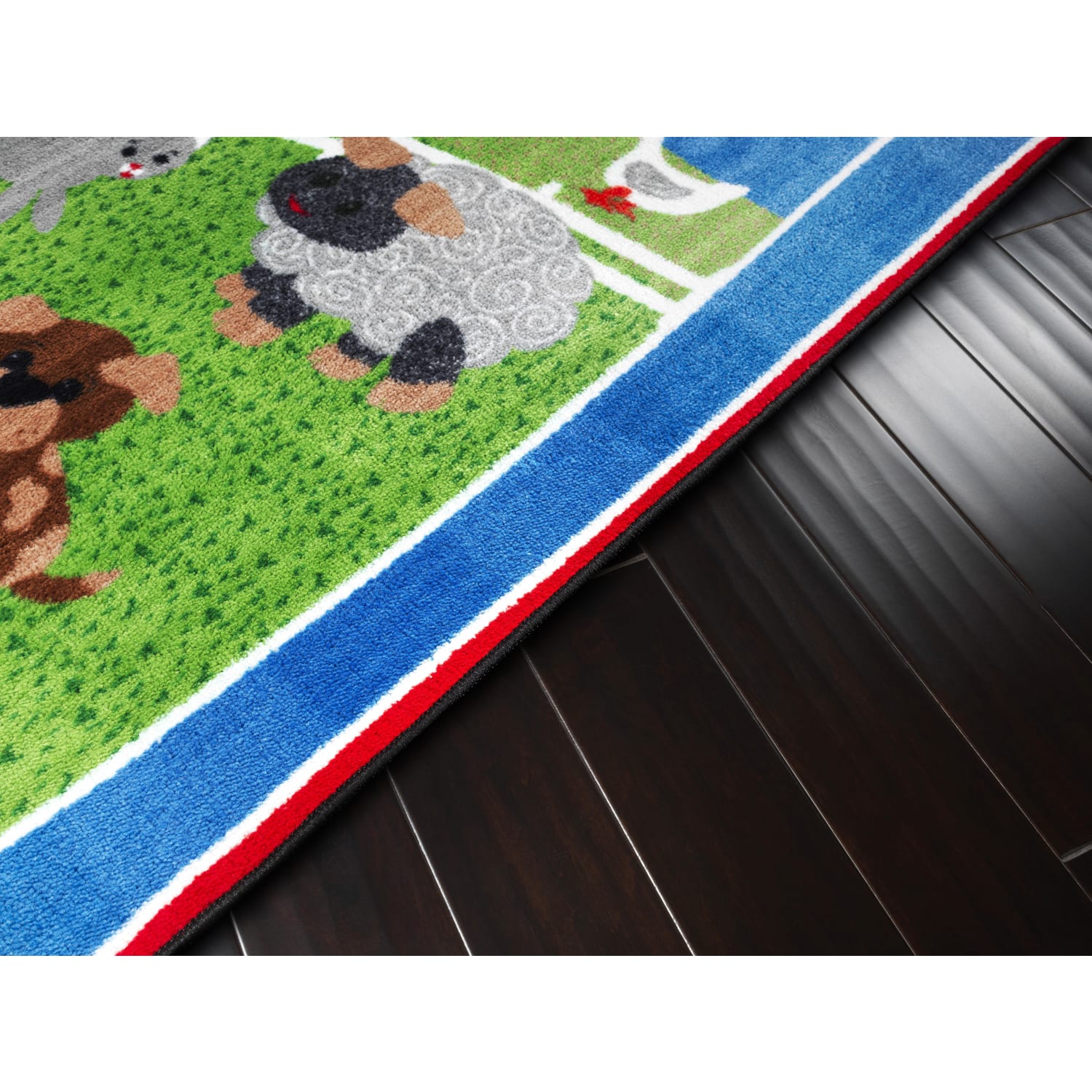Flagship Carpets Cutie Barnyard Rug, Rectangle, 5ft x 8ft, Multicolor - Image 5