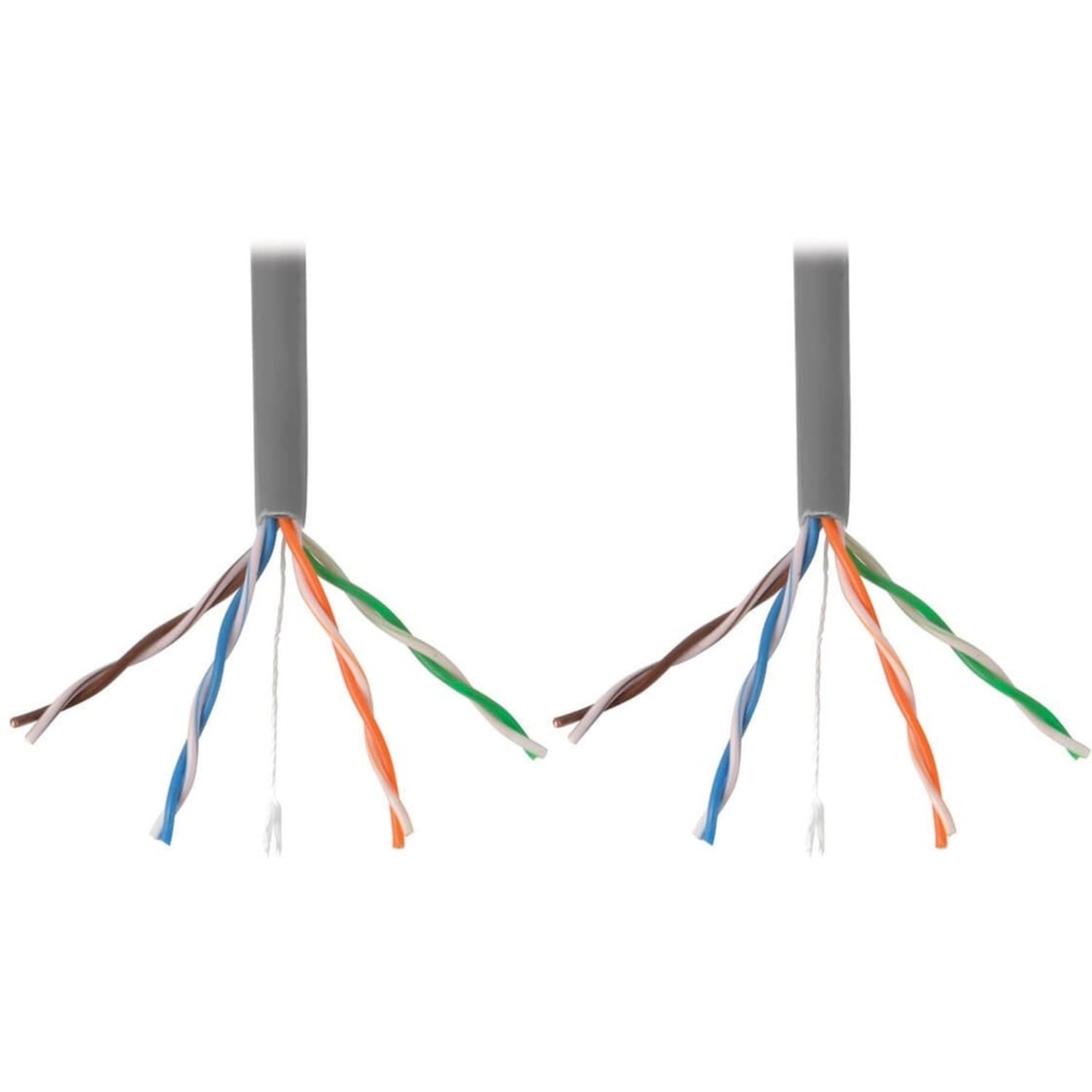Eaton Tripp Lite Series Cat5e 350 MHz Solid Core (UTP) PVC Bulk Ethernet Cable - Gray, 1000 ft. (304.8 m), TAA - N02201KGY - Image 5