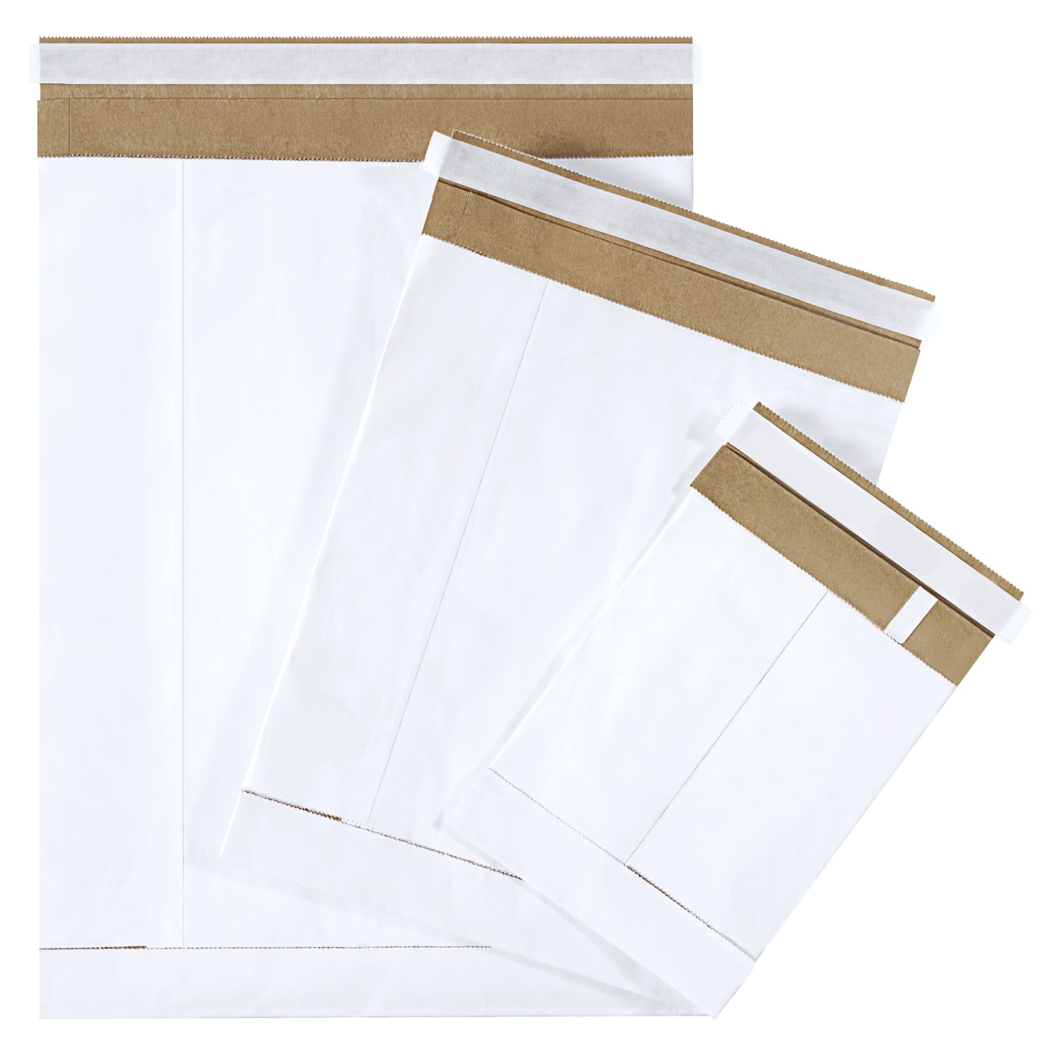 Partners Brand White Self-Seal Padded Mailers, #4, 9 1/2in x 14 1/2in, Pack Of 25 - Image 5