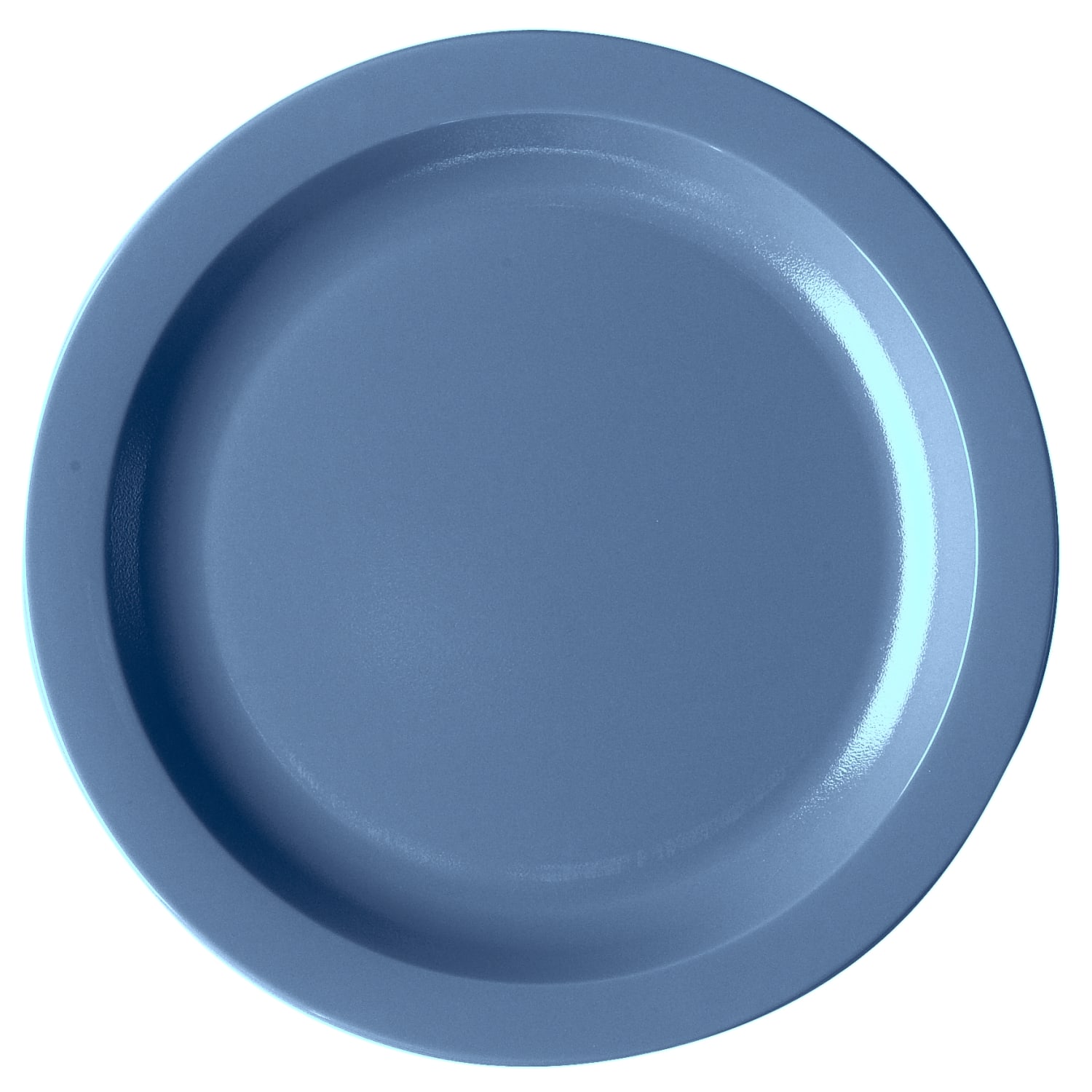 Cambro Camwear Round Dinnerware Plates, 10in, Slate Blue, Set Of 48 Plates - Image 3