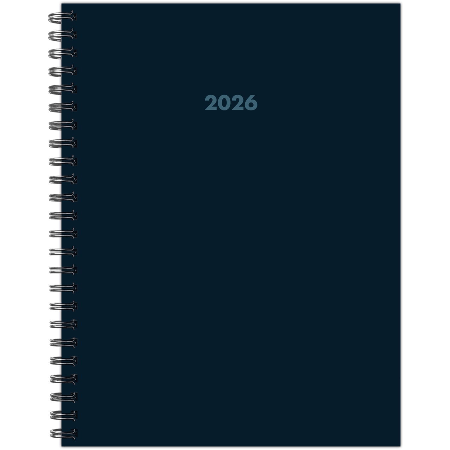 2026 Willow Creek Press Softcover Weekly/Monthly Planner, 6-1/2in x 8-1/2in, Basic Blue, January To December, 57834