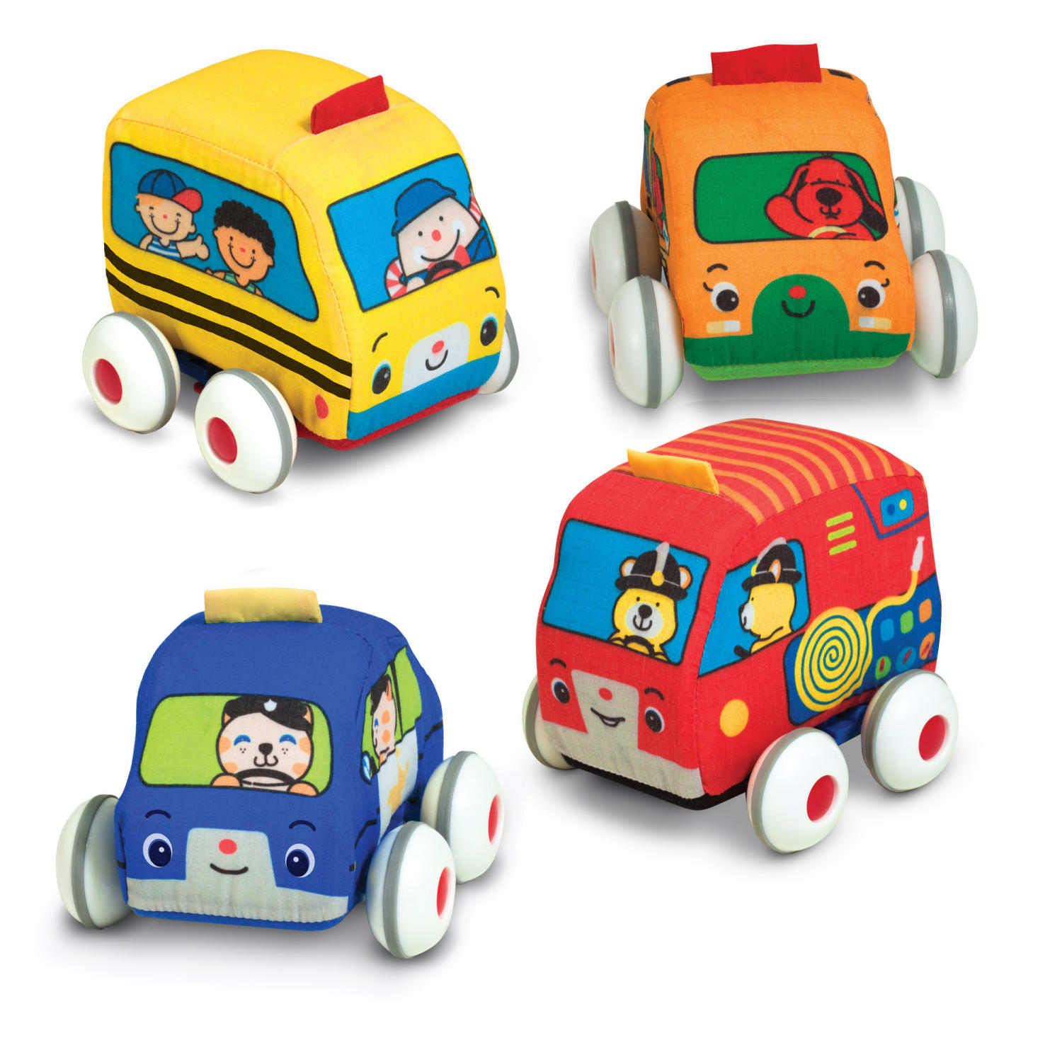 Melissa & Doug Pull-Back Vehicles, Set Of 4 - Image 3