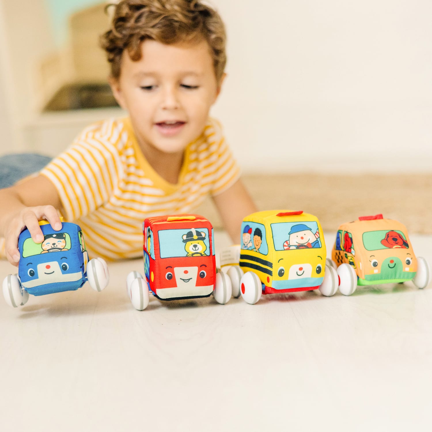Melissa & Doug Pull-Back Vehicles, Set Of 4 - Image 6