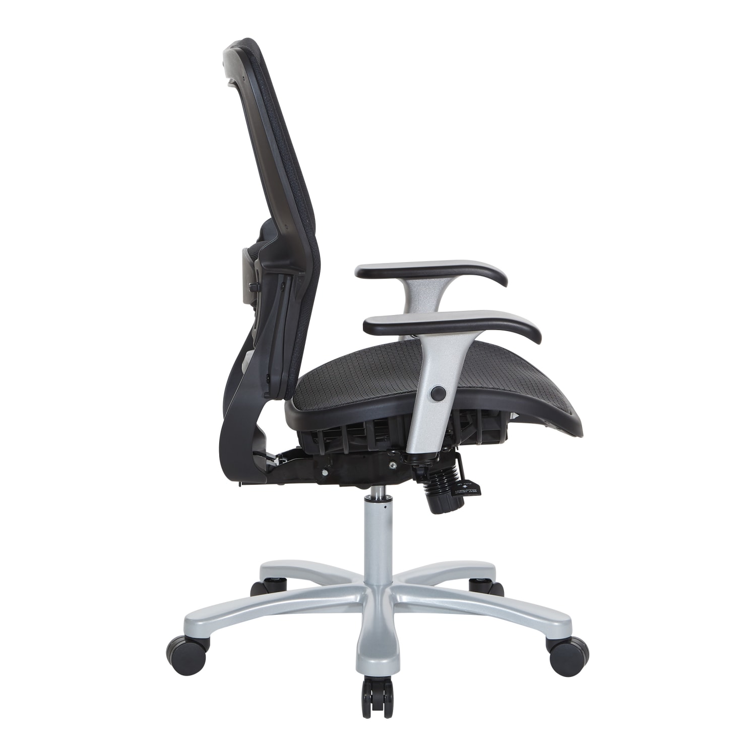 Office Star Space Seating 63 Series Ergonomic Air Grid MidBack Big And Tall Chair BlackSilver PopularChairscom Office Star Space Seating 63 Series Ergonomic Air Grid Mid Back Big And Tall Chair BlackSilver PopularChairscom