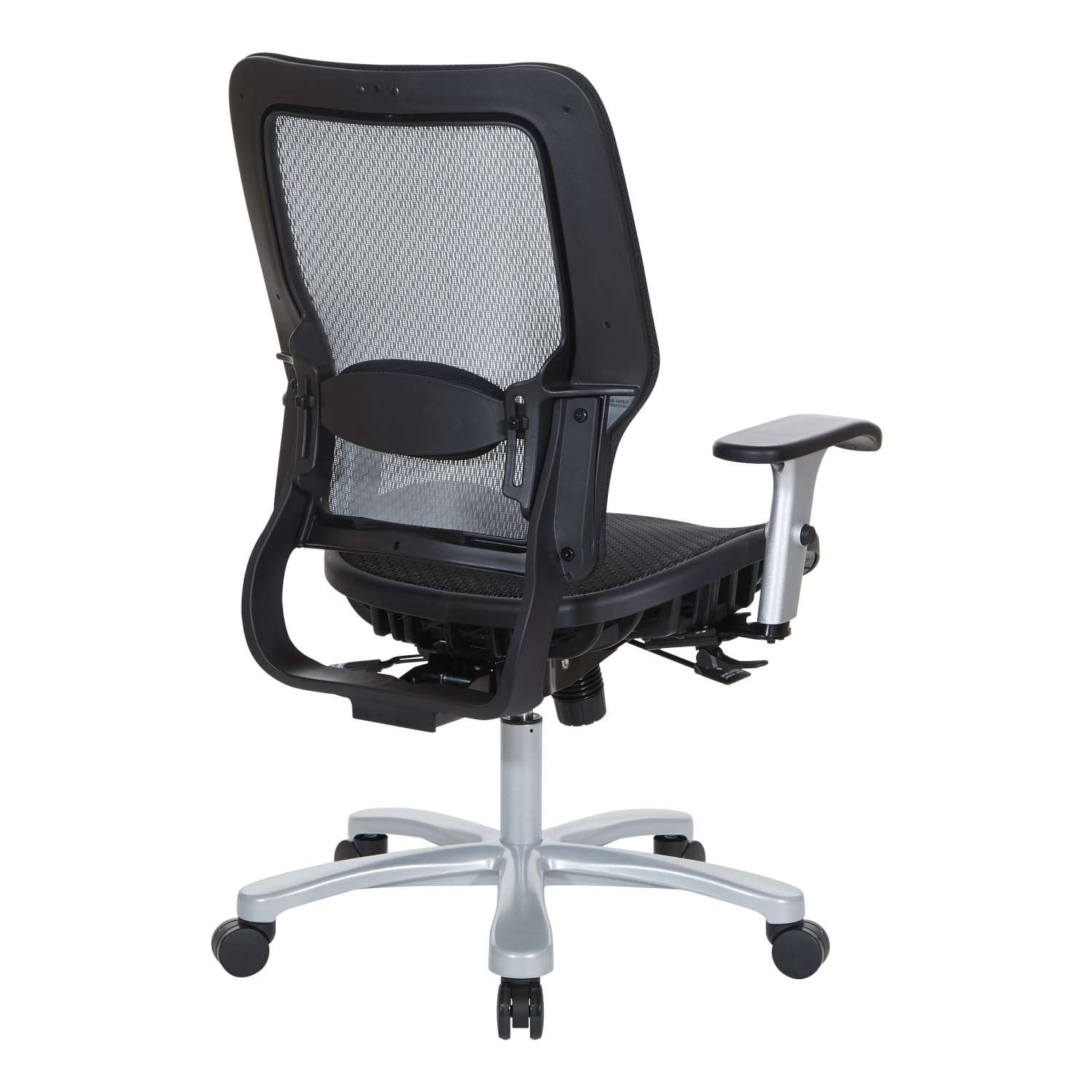 Office Star Space Seating 63 Series Ergonomic Air Grid MidBack Big And Tall Chair BlackSilver PopularChairscom Office Star Space Seating 63 Series Ergonomic Air Grid Mid Back Big And Tall Chair BlackSilver PopularChairscom