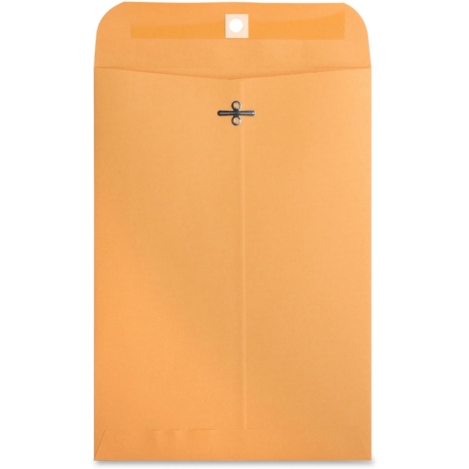 Business Source Heavy-duty Clasp Envelopes - Clasp - #75 - 7 1/2in Width x 10 1/2in Length - 28 lb - Clasp - Kraft - Kraft - 100 / Box