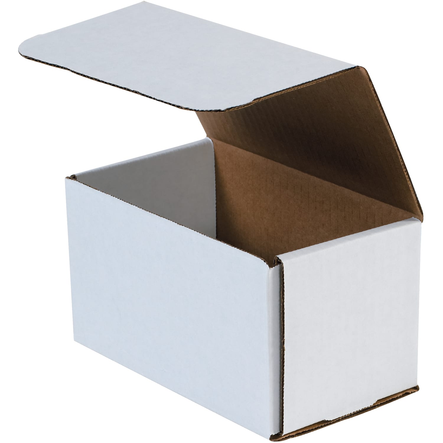 Partners Brand Corrugated Mailers 9in x 6in x 6in, White, Bundle of 50