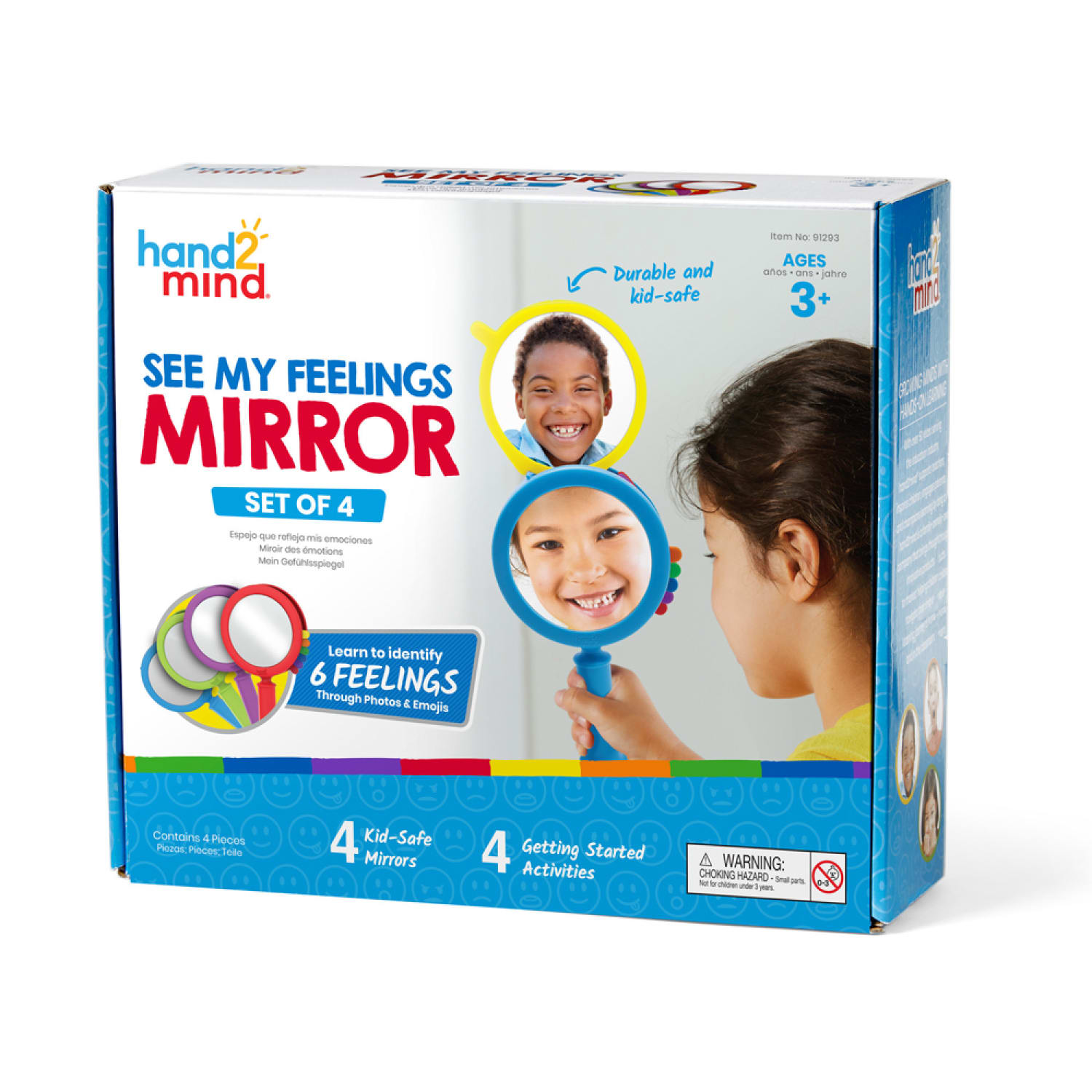 Hand2Mind See My Feelings Mirror, Set Of 4 - Image 6
