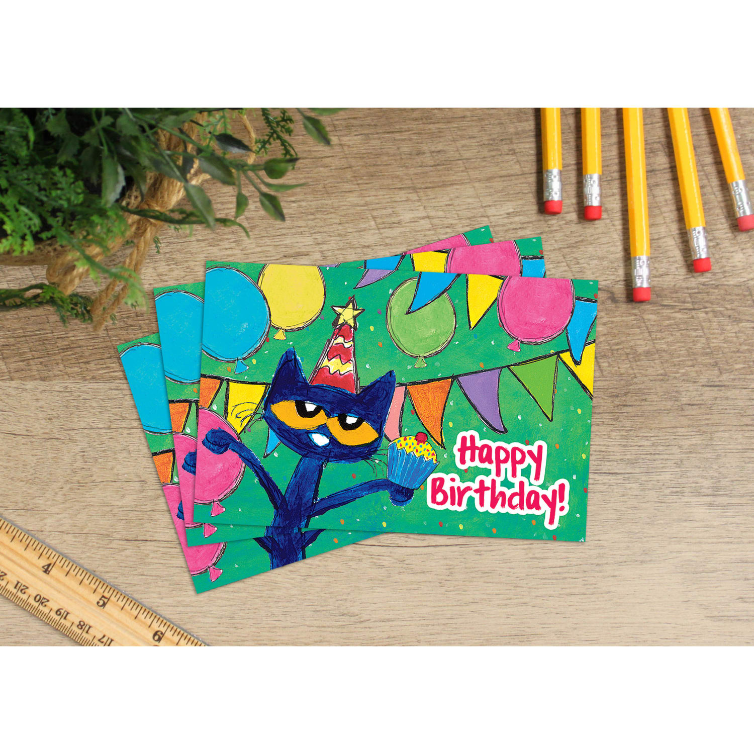 Teacher Created Resources Pete The Cat Happy Birthday Postcards, 30 Per Pack, Set Of 6 Packs - Image 4