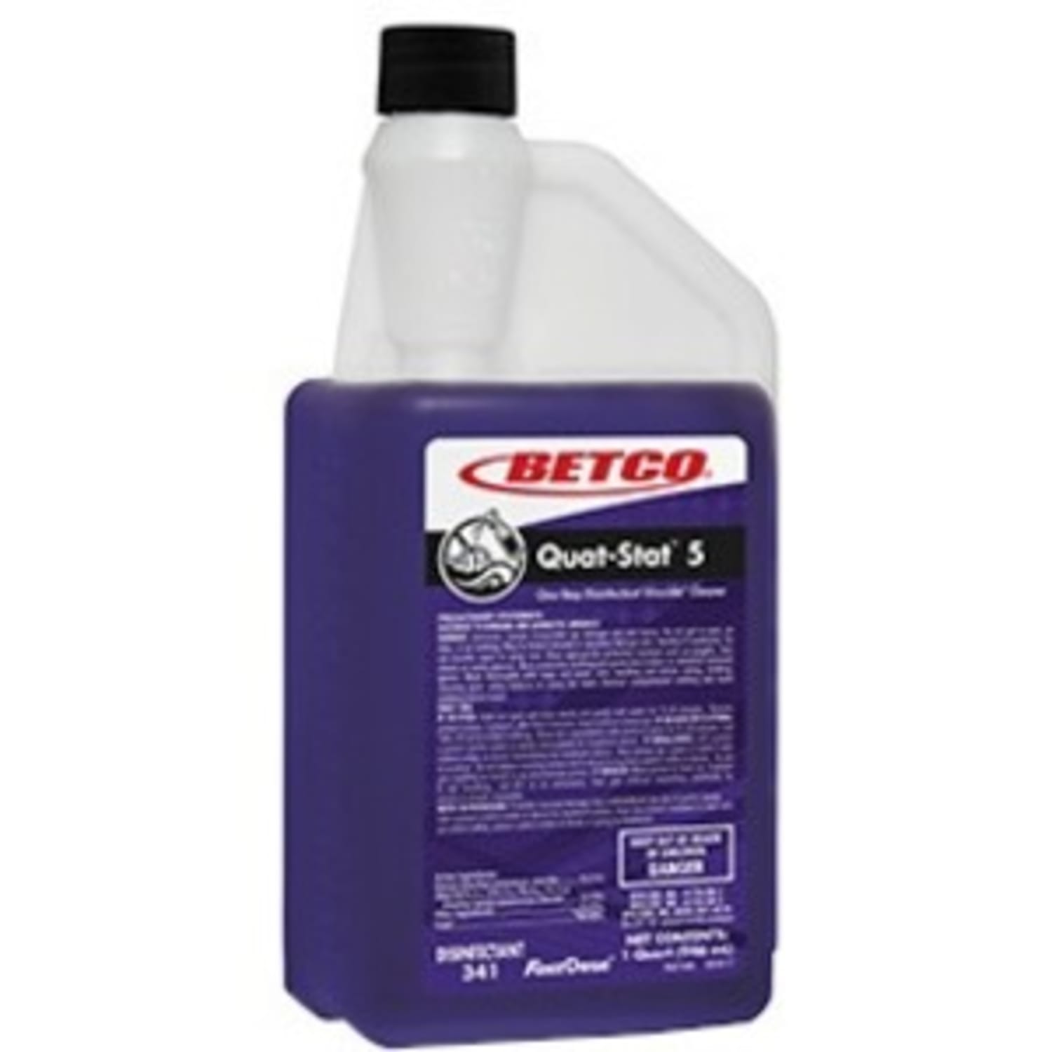 Betco Quat-Stat 5 Concentrated Cleaning Solution, 39 Oz, Lavender Scent, Pack Of 6 - Image 3