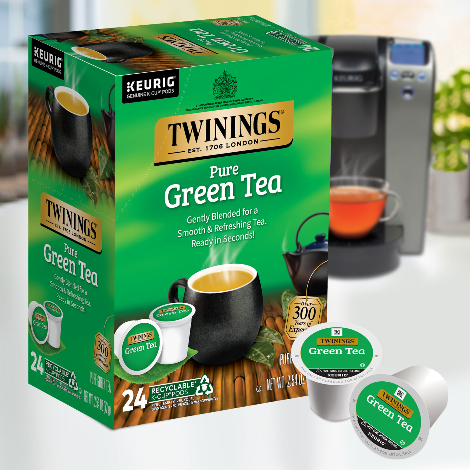 Twinings Green Tea, Keurig K-Cup Pods, 24/Box - Image 5