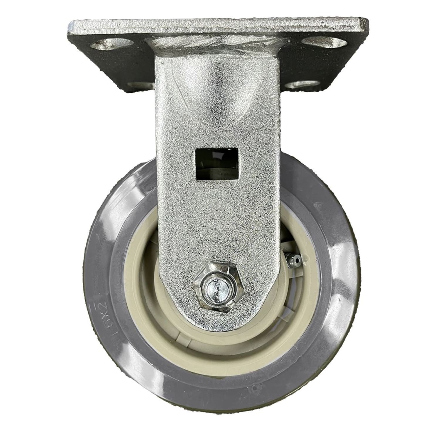 CSL Poly Casters, Swivel, 5in, Gray, Set Of 2 Casters